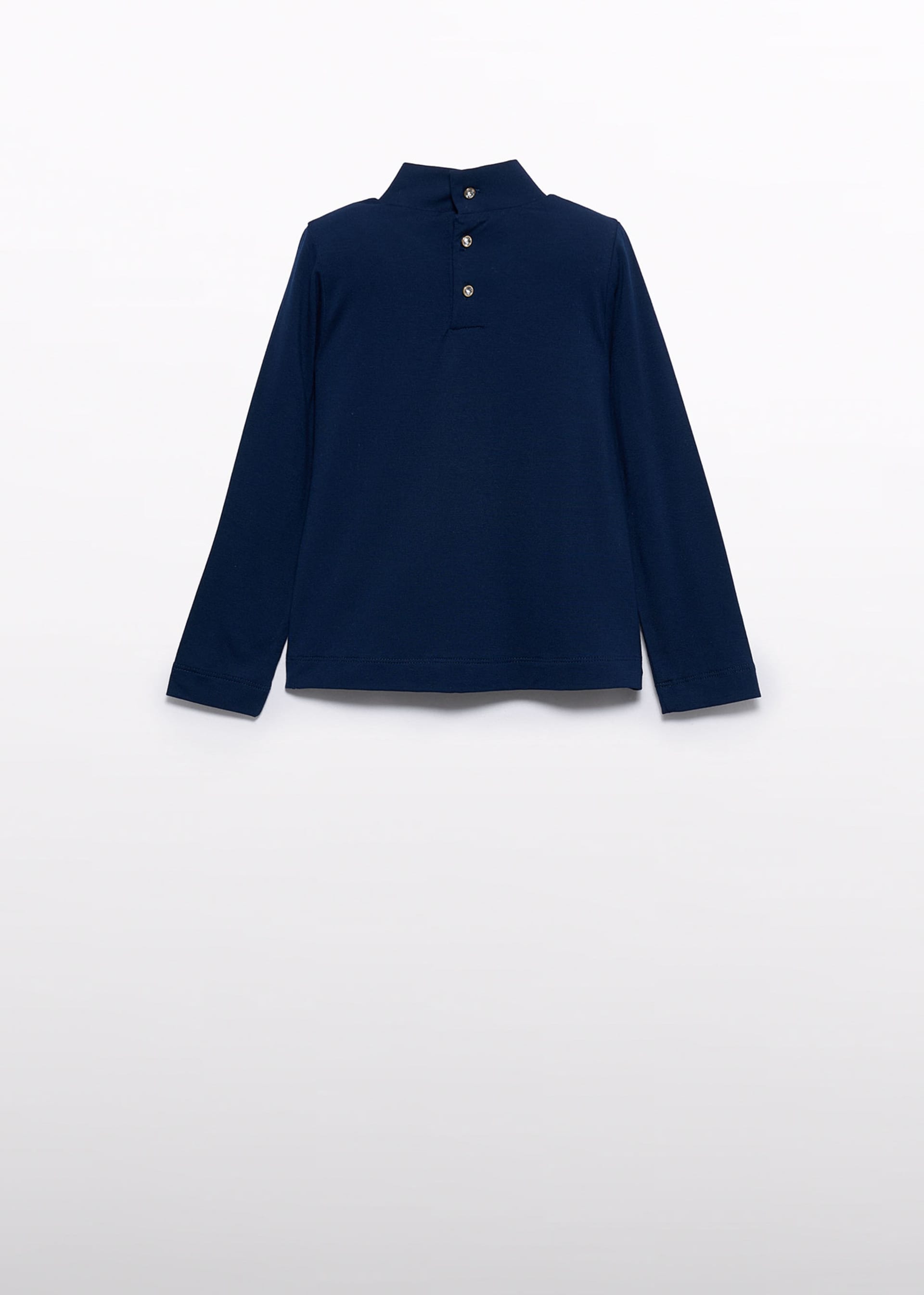 Camisola gola laçada menina