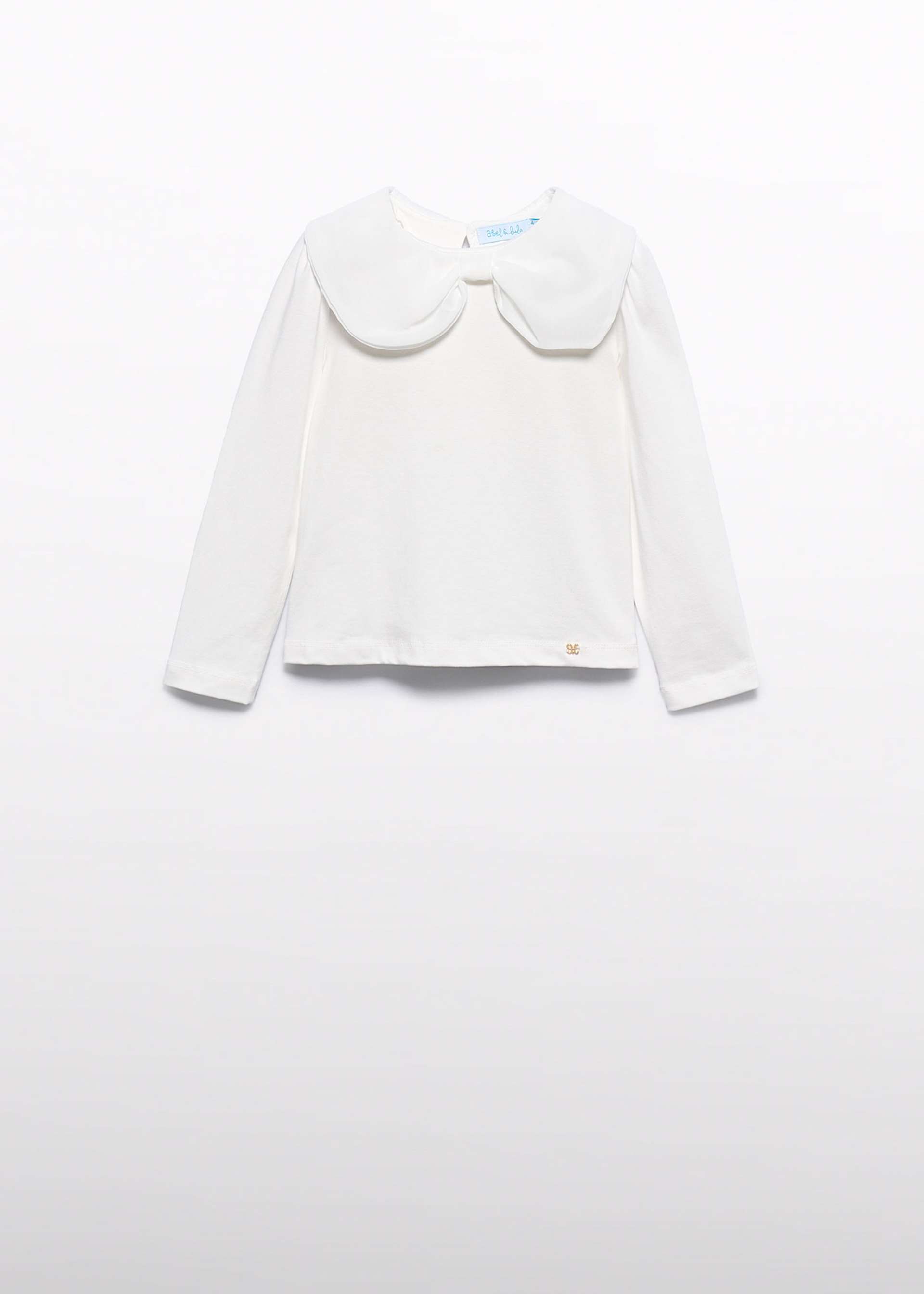 Camisola gasa laçada menina