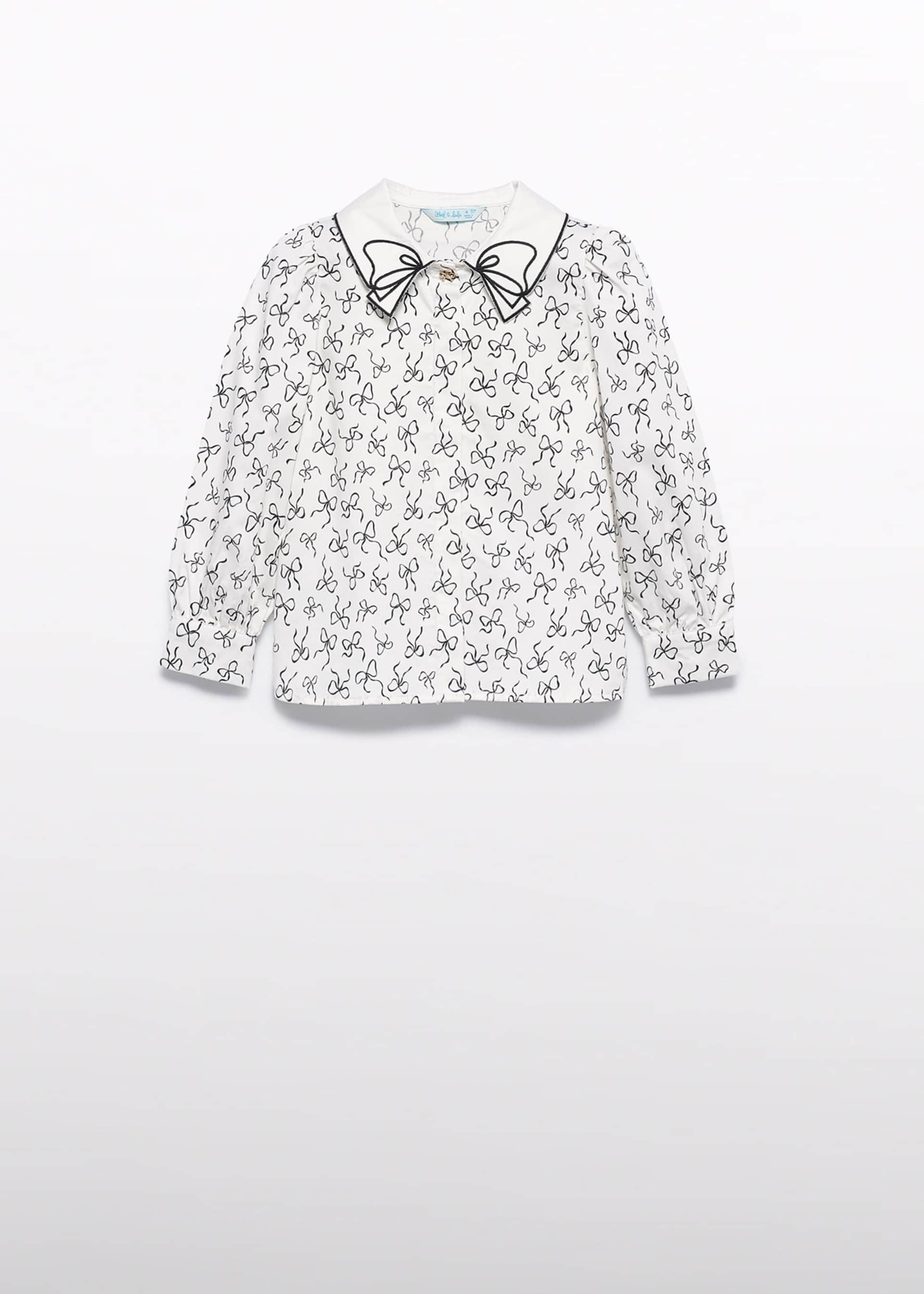 Bluza popelin satinat fetita