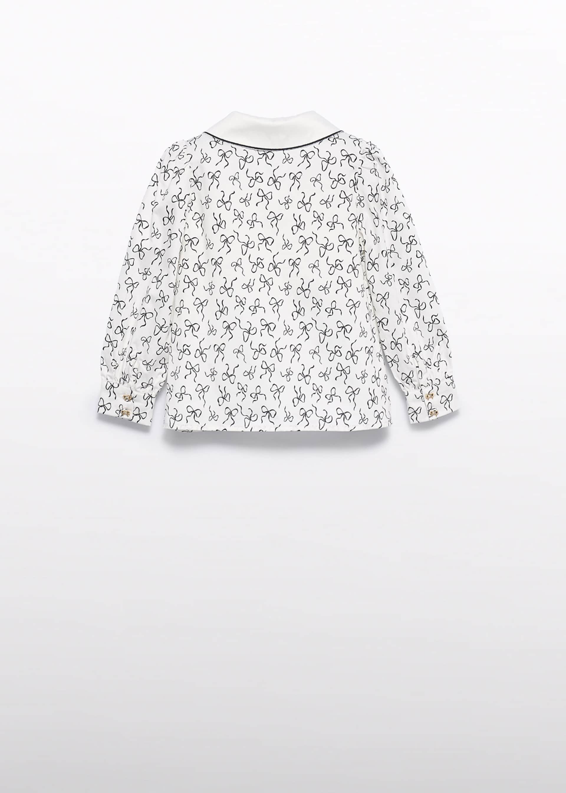 Blusa popelín satinado niña