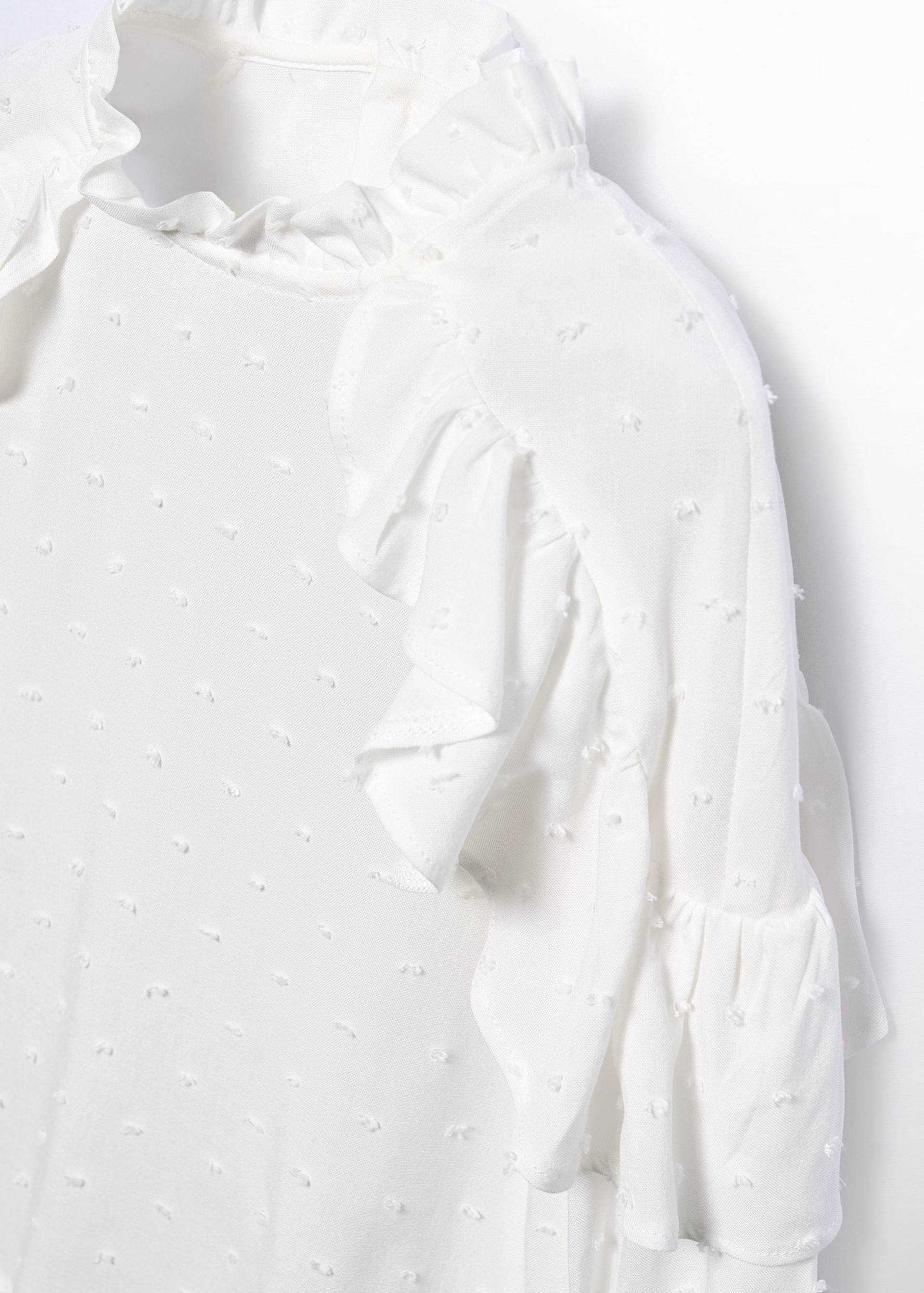 Blusa plumeti folhos menina