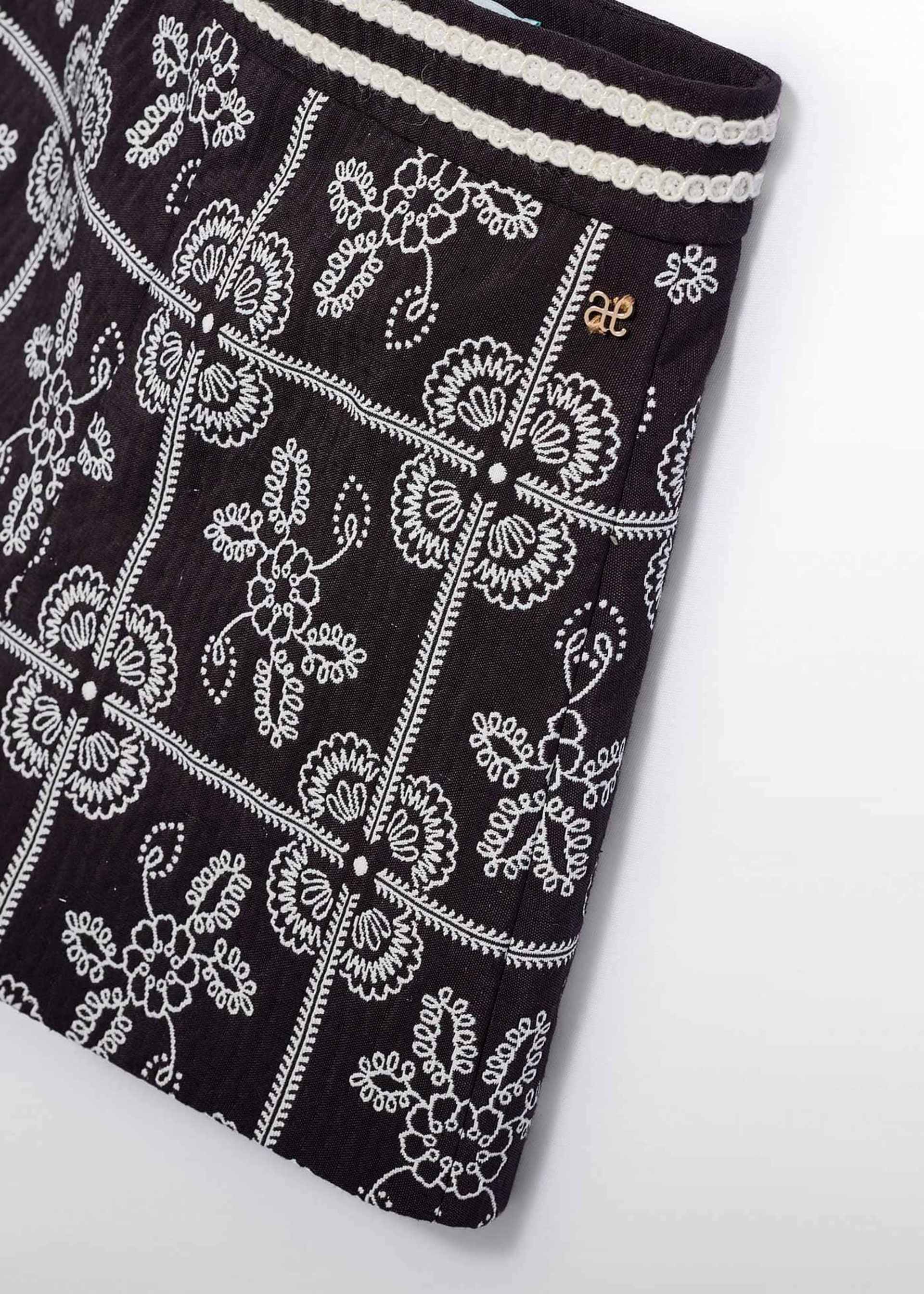 Girl Jacquard Bermuda Shorts