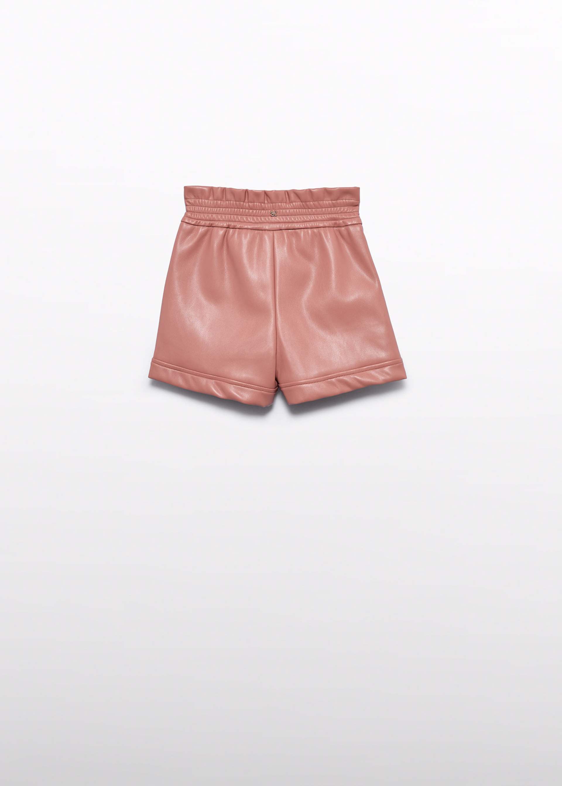 Bermuda en simili-cuir fille