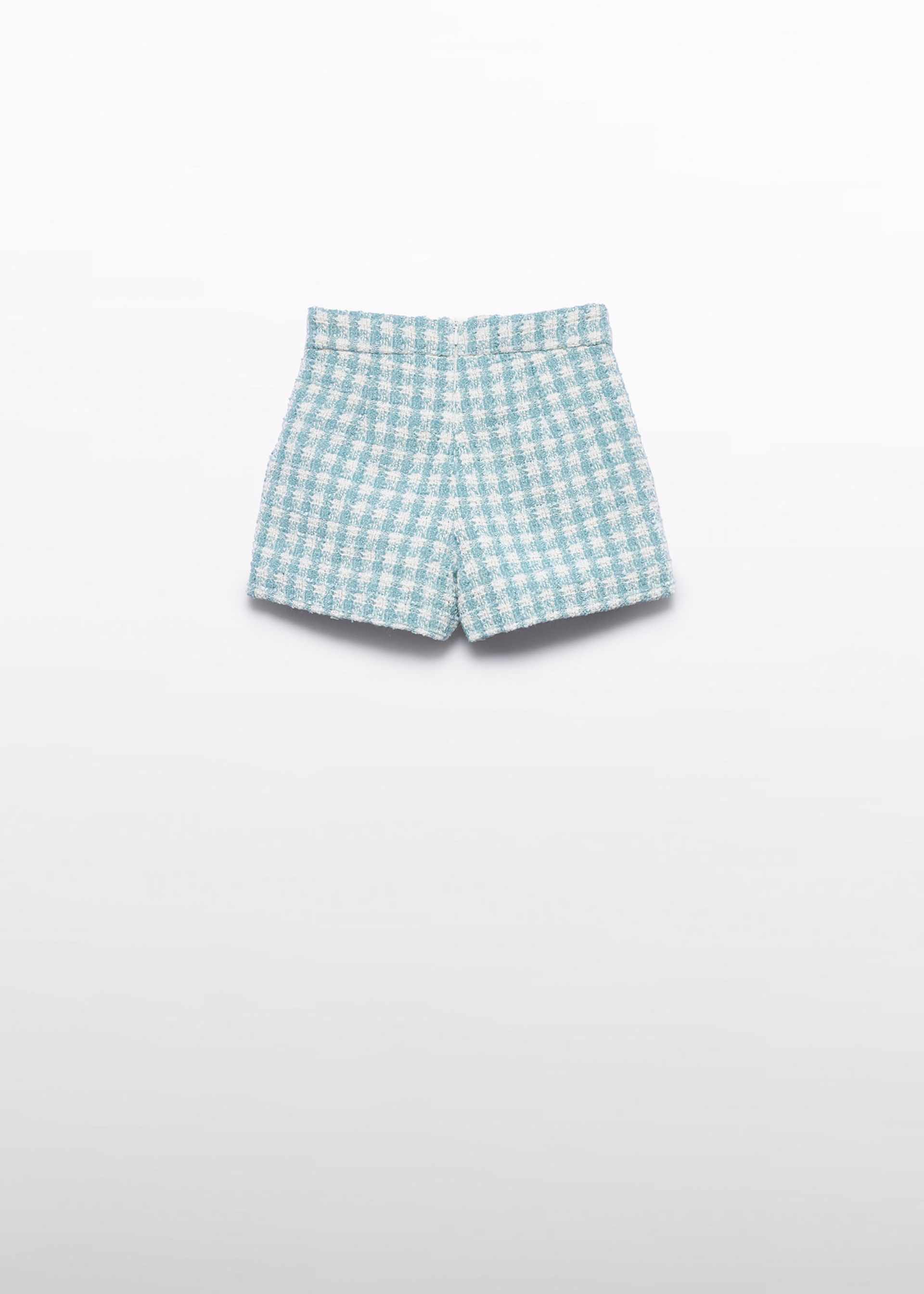 Bermuda à carreaux en lurex fille