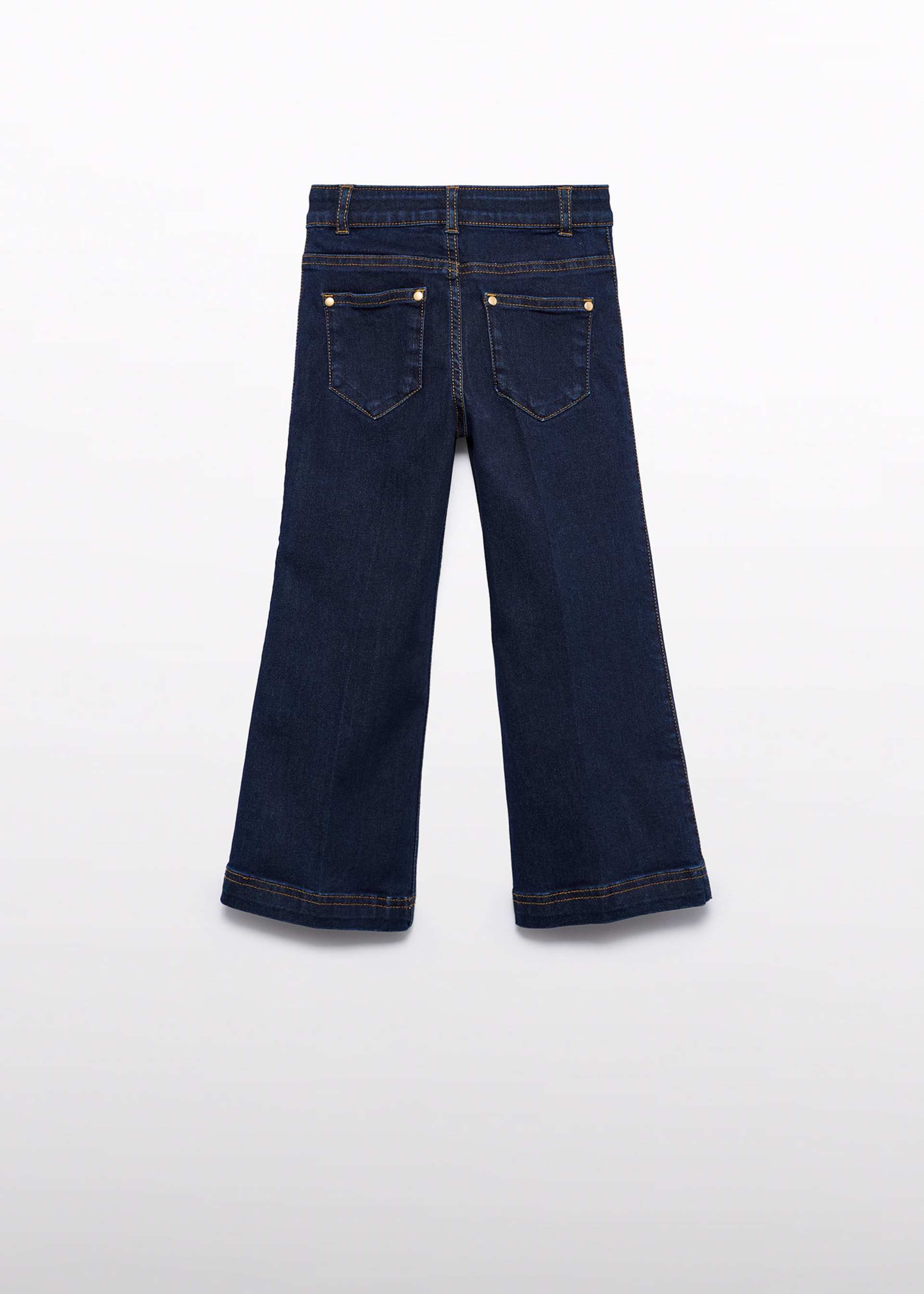 Calças denim palazzo menina