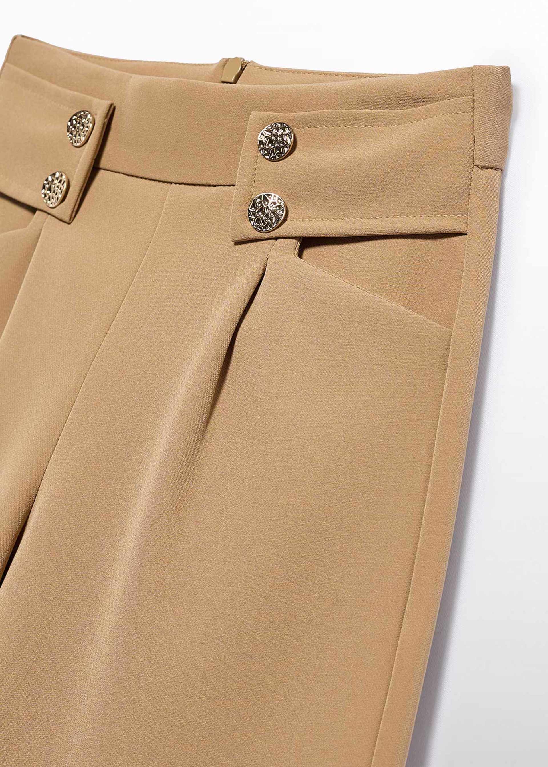 Pantalon culotte en crêpe fille