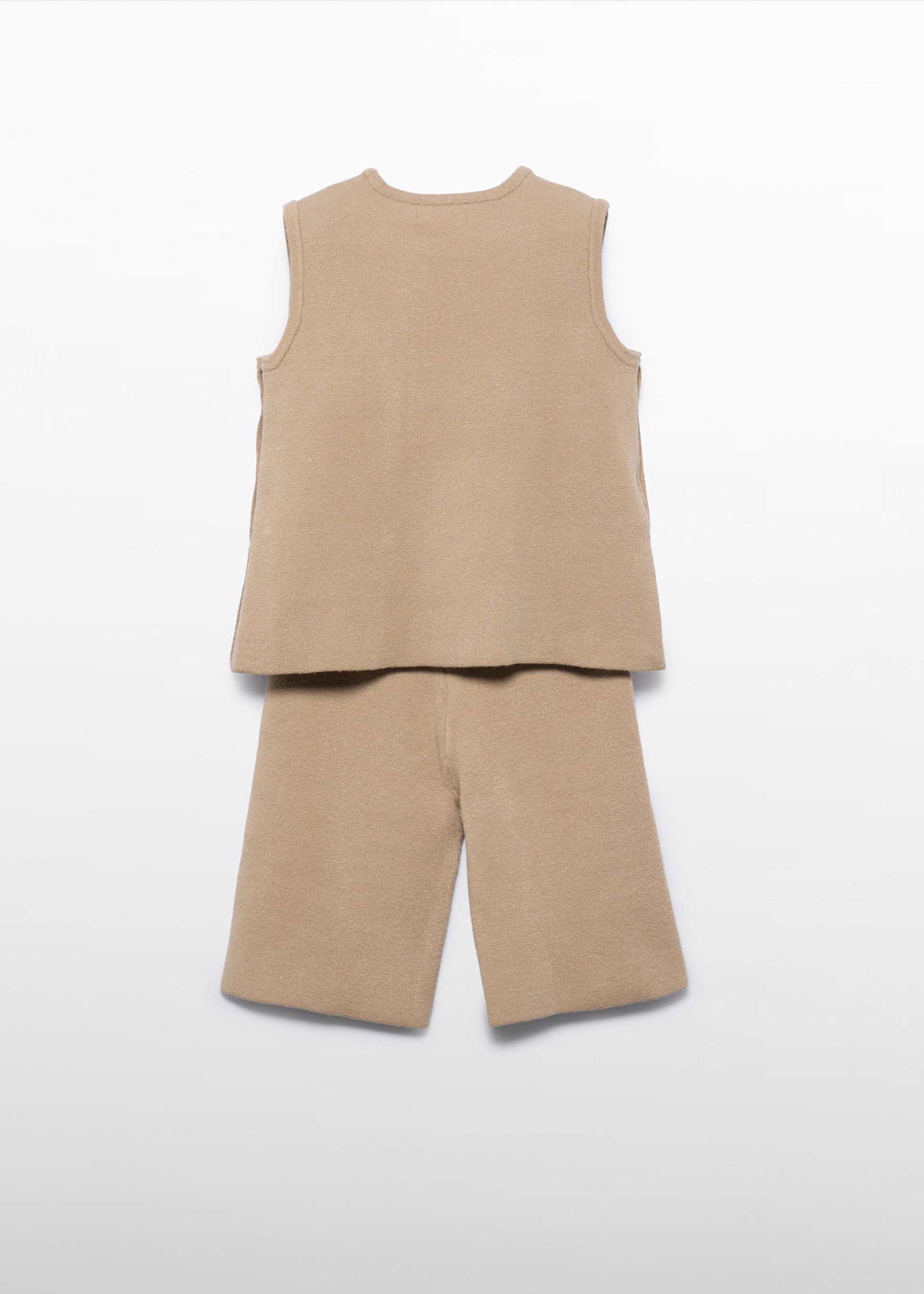 Ensemble bermuda midi en tricot fille