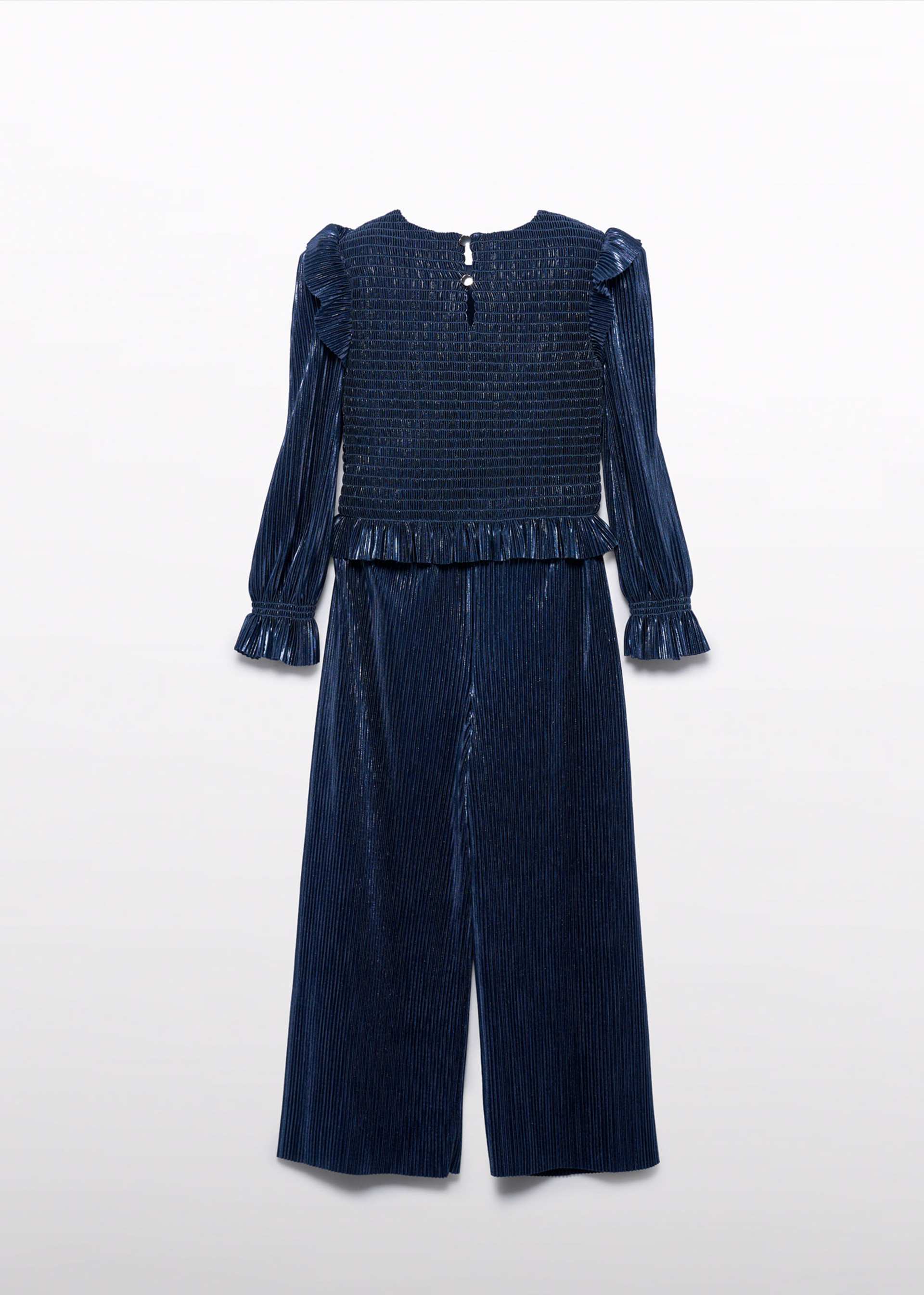 Conjunto pantalón punto plisado brilli niña