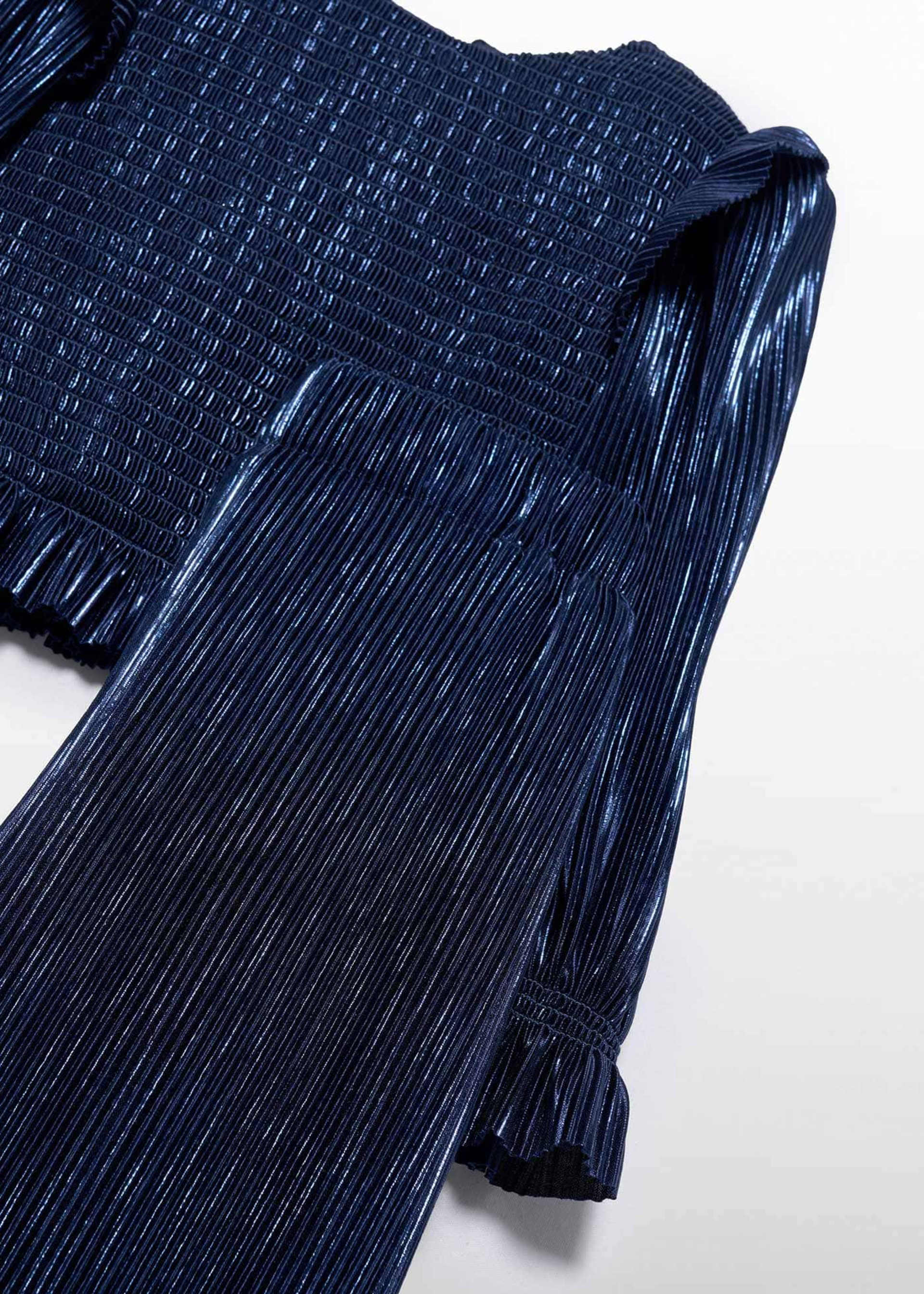 Conjunto pantalón punto plisado brilli niña