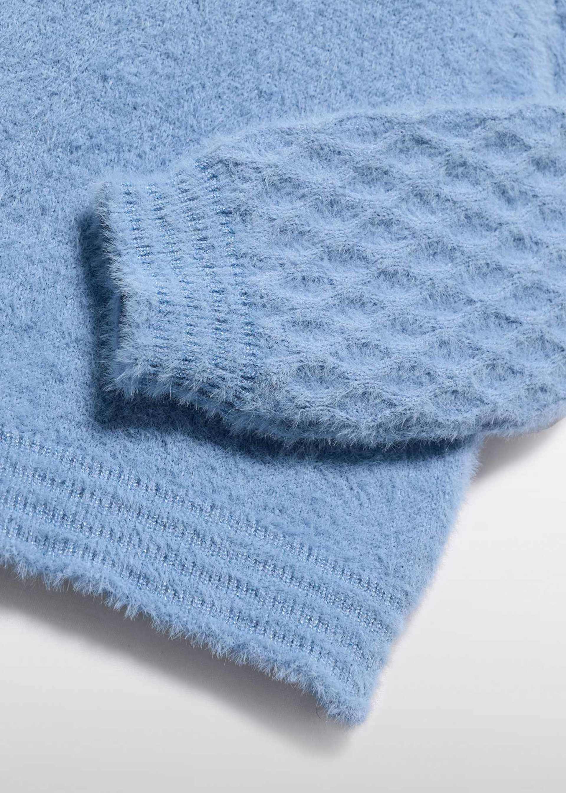 Sweter z futerkiem dla dziewczynki