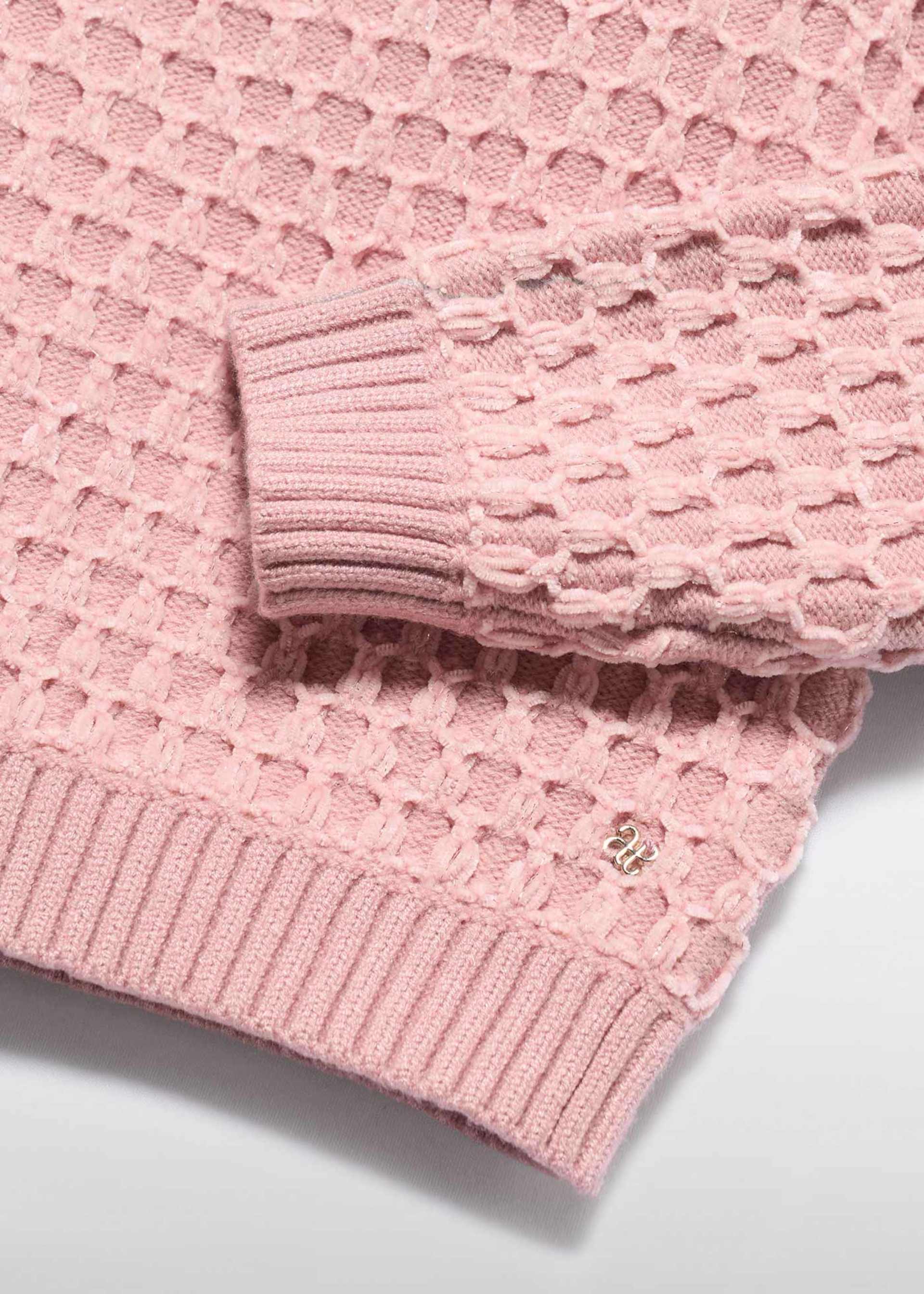 Pull jacquard chenille fille