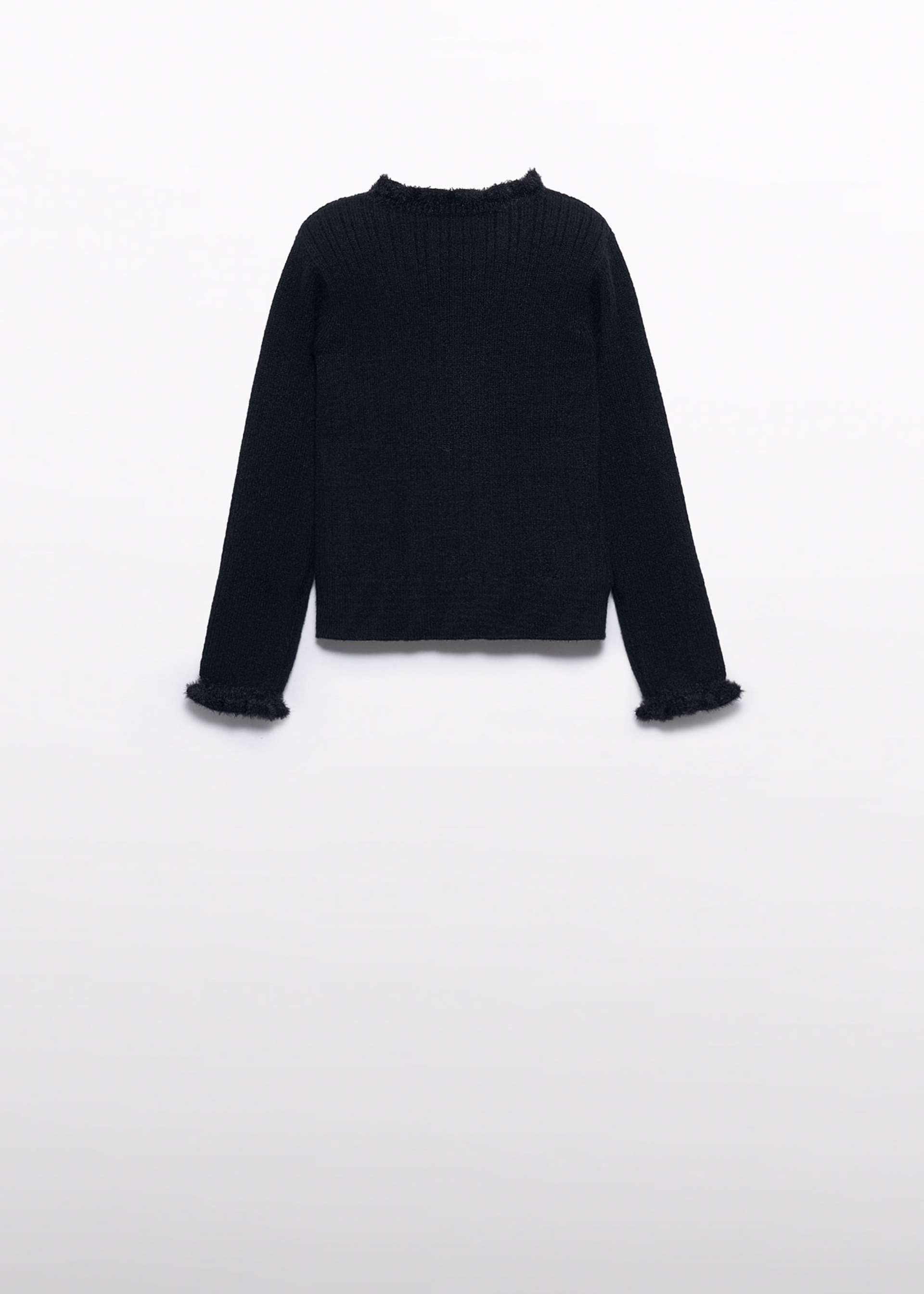 Pull en maille côtelée fille