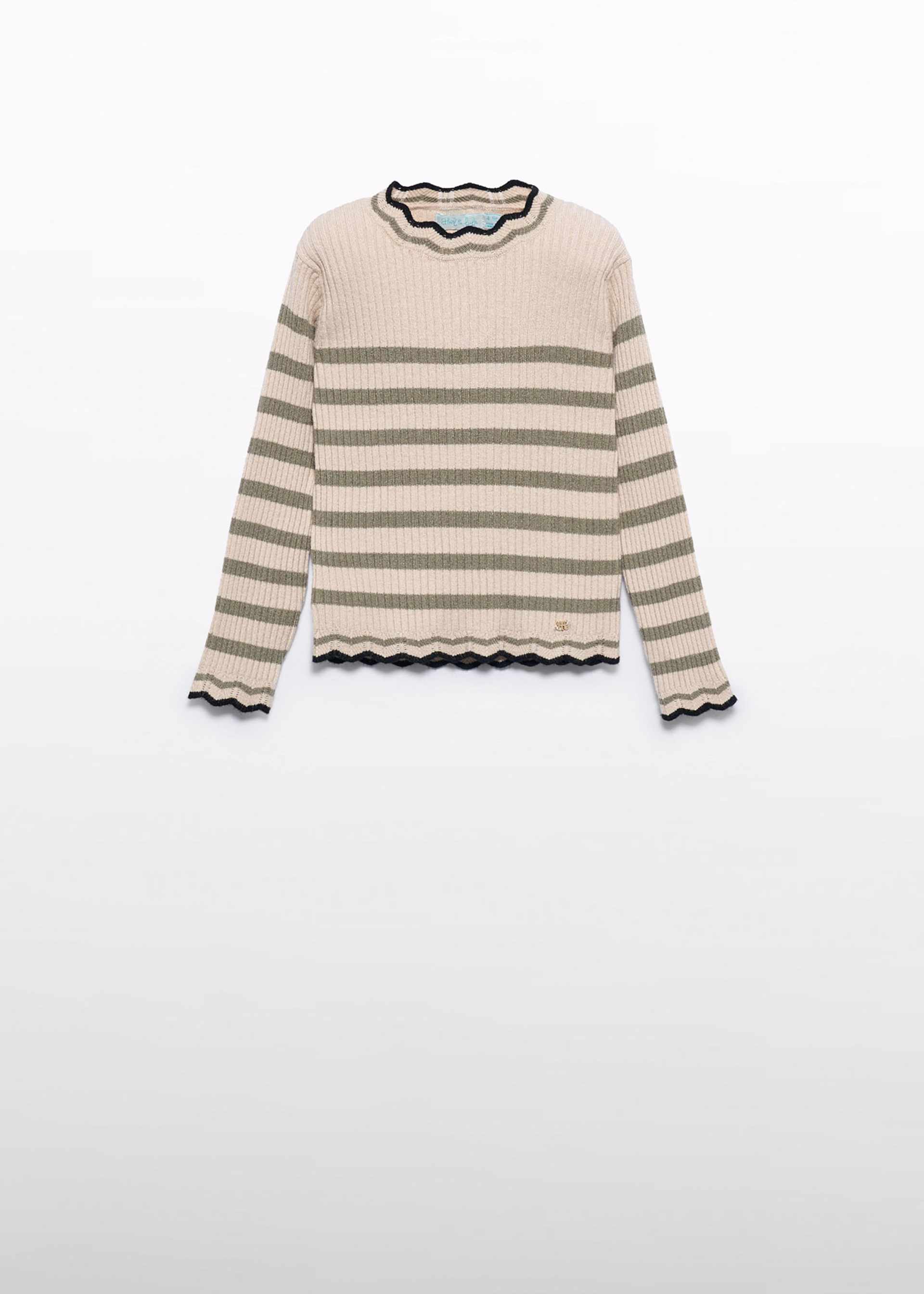 Bluza tricot striatii dungi fetita