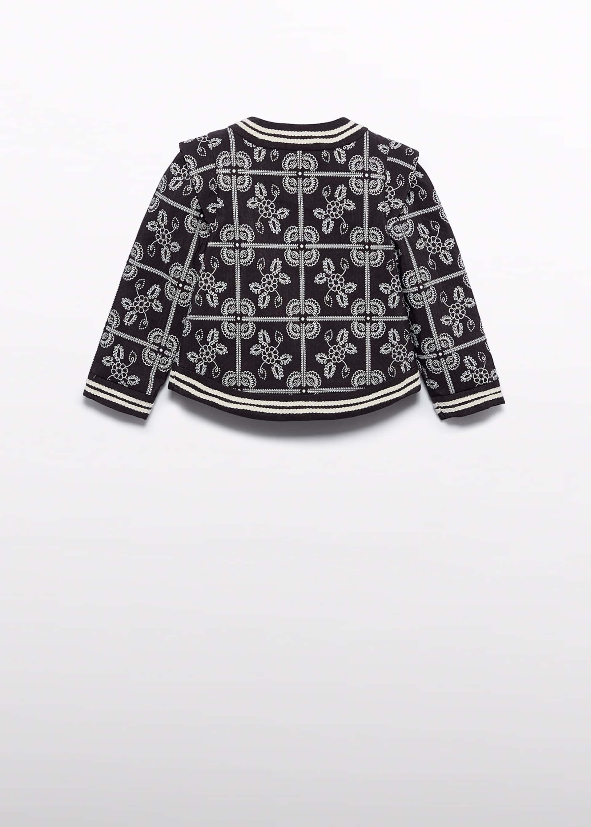 Casaco jacquard menina