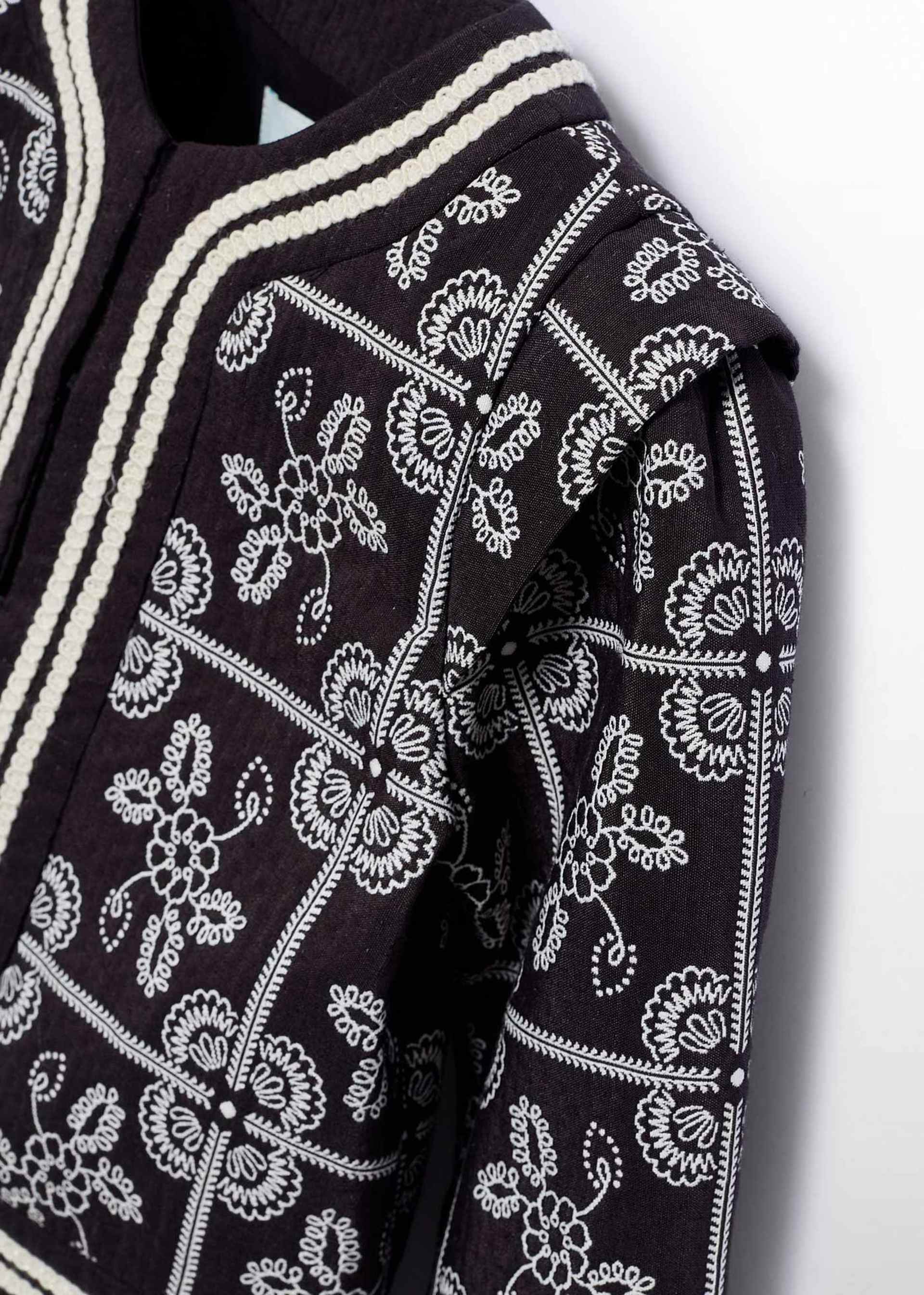 Giacca jacquard bambina