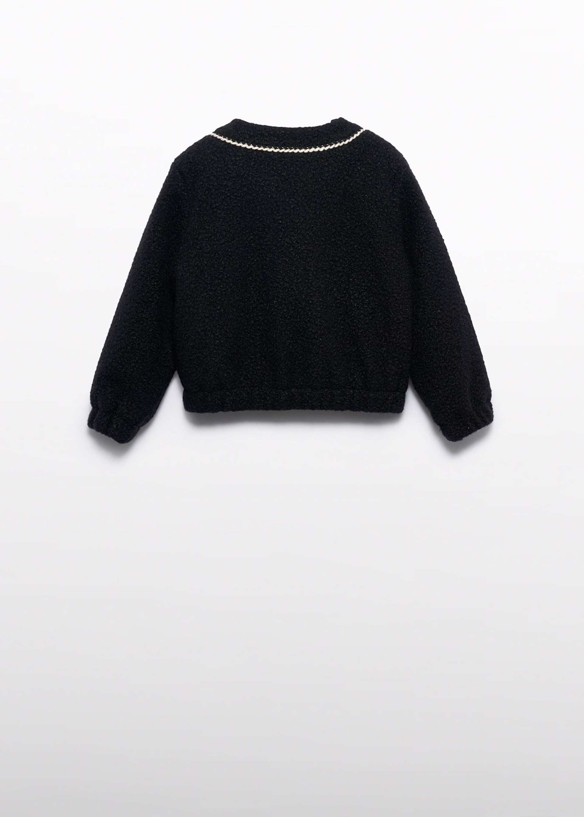 Veste effet moutonné fille