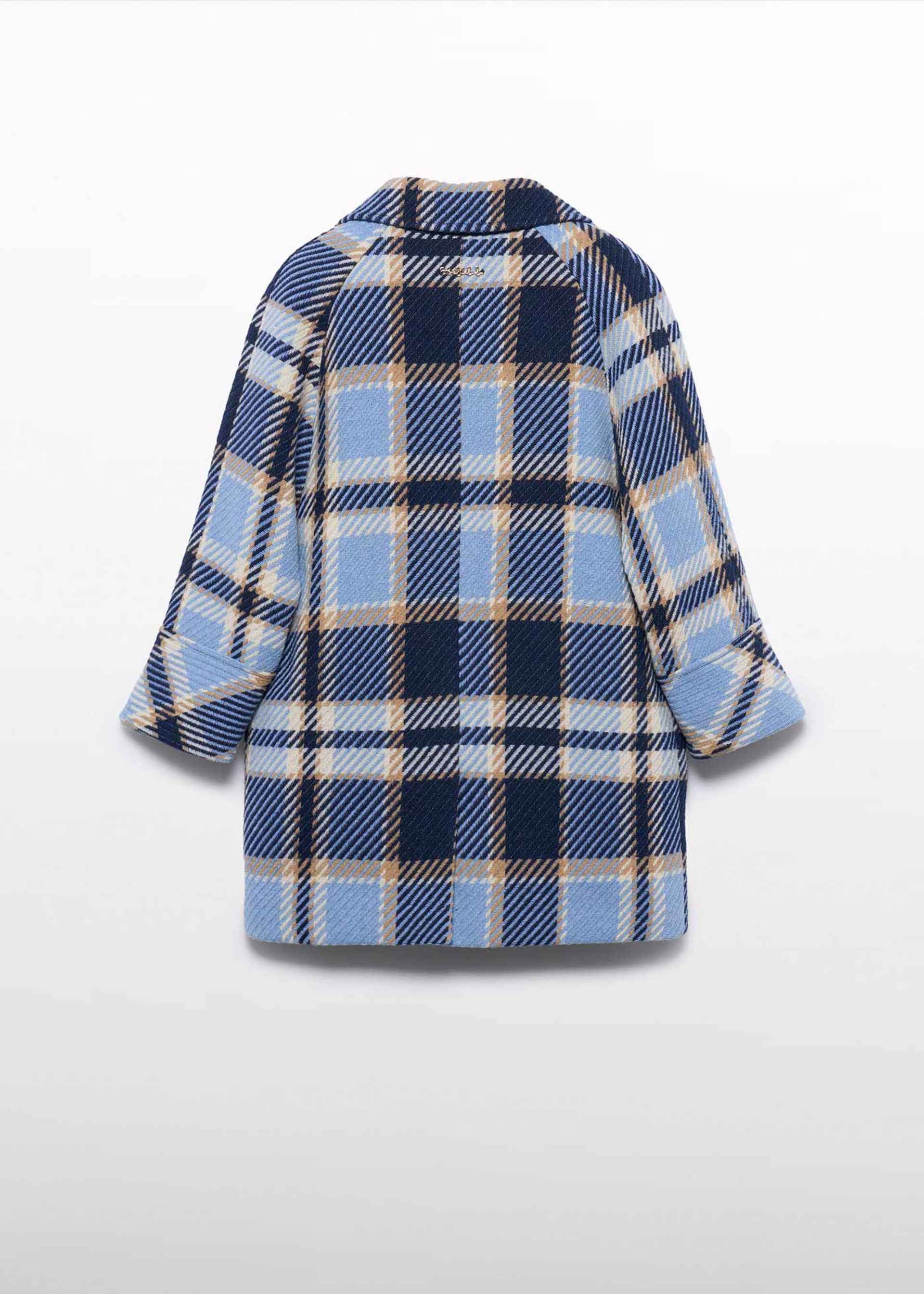 Manteau à carreaux fille