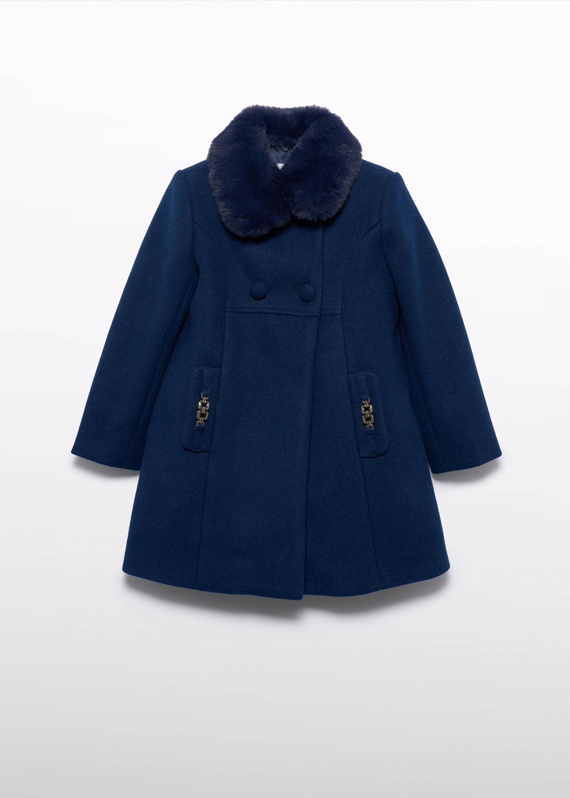 Girls wool-blend coat