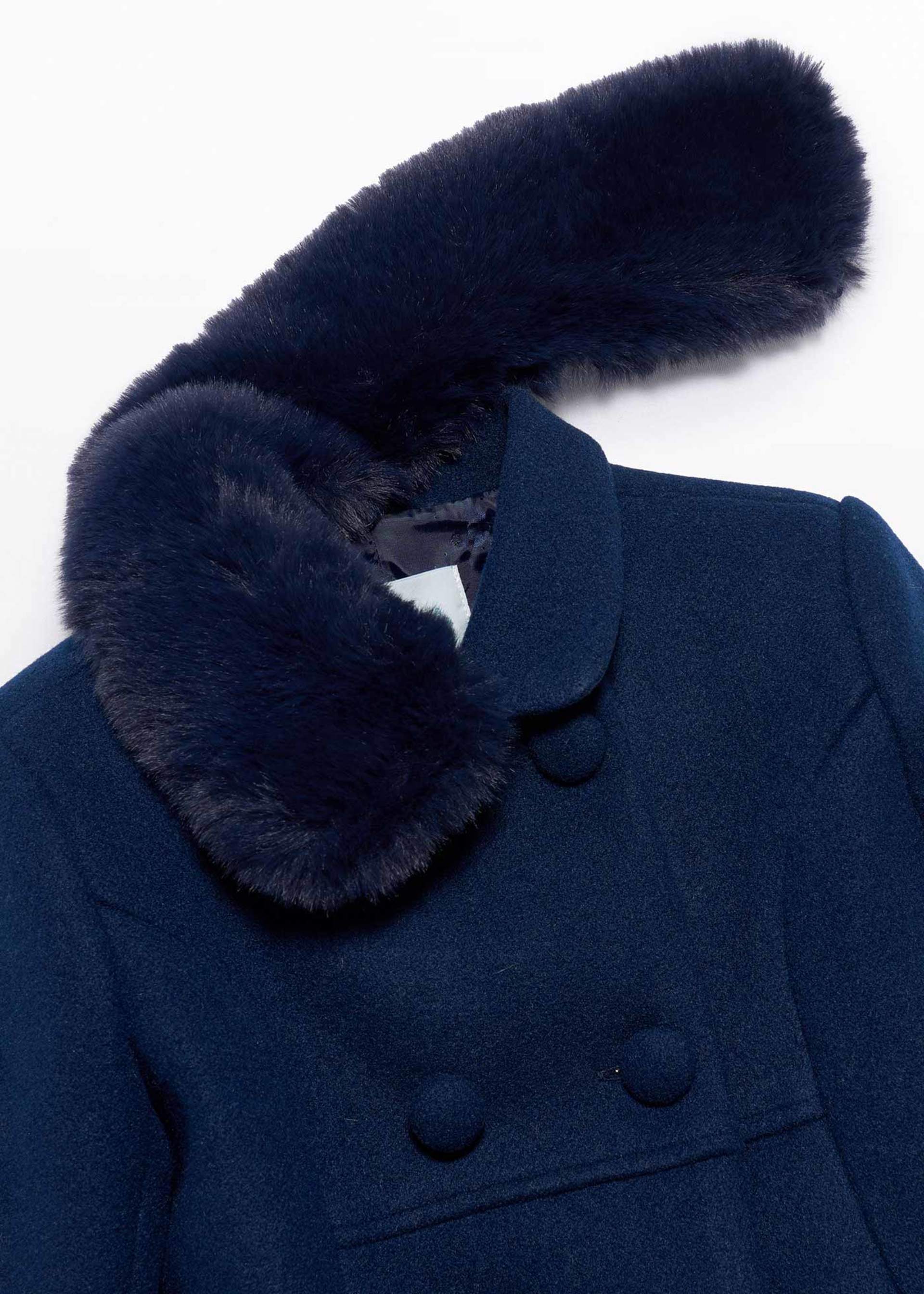 Girls wool-blend coat