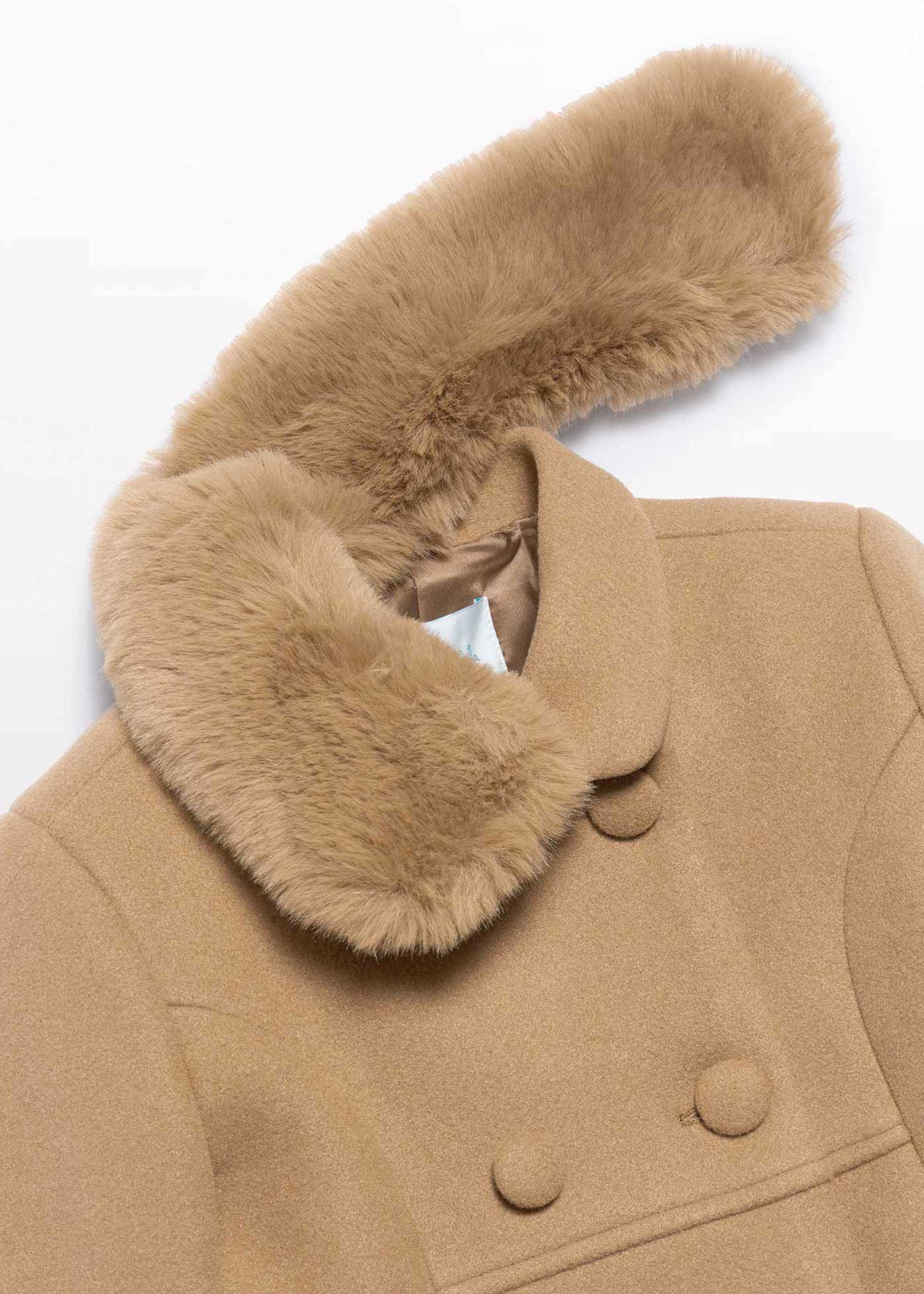 Girls wool-blend coat