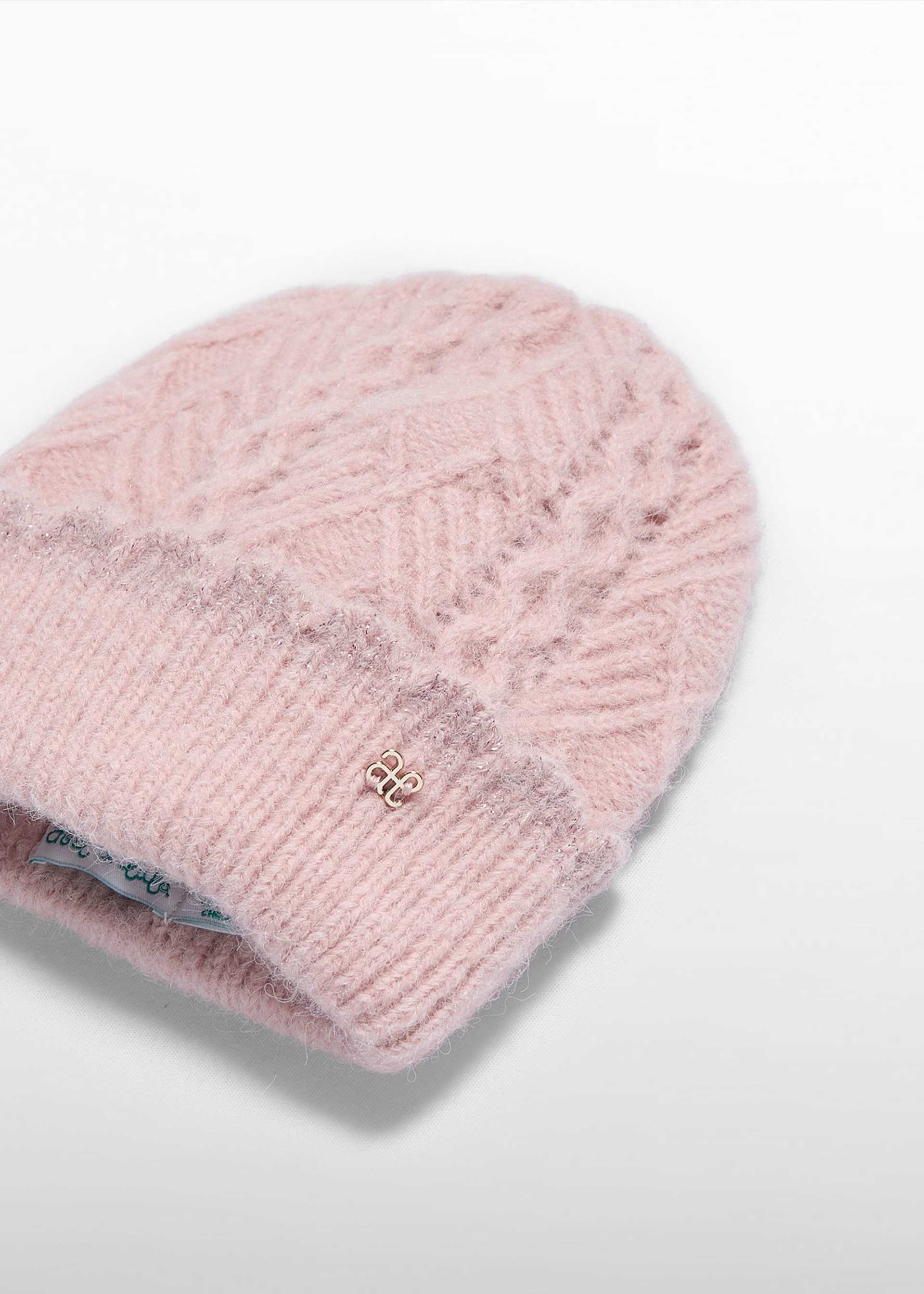 Girls open knit hat