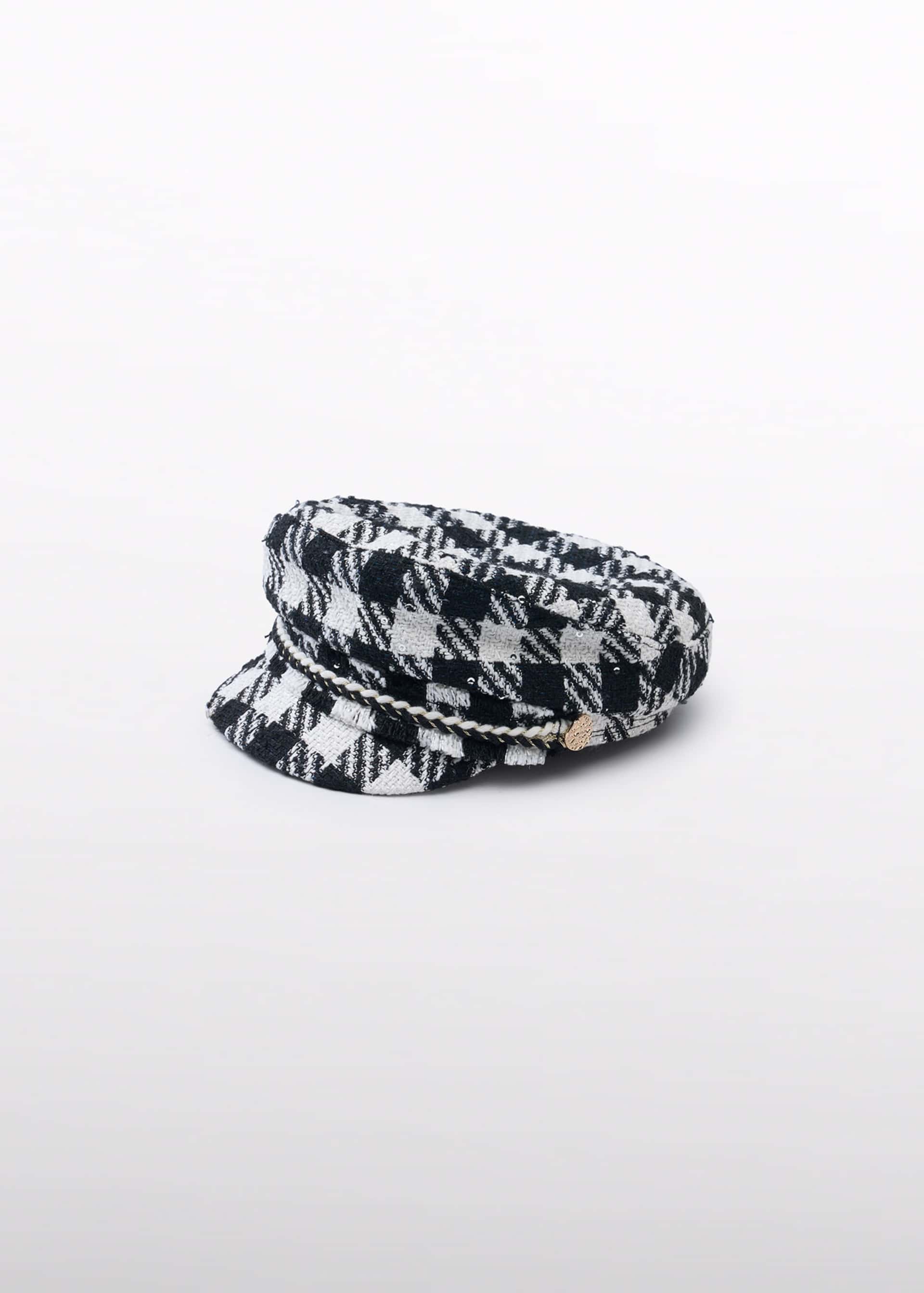 Casquette marin en tweed fille