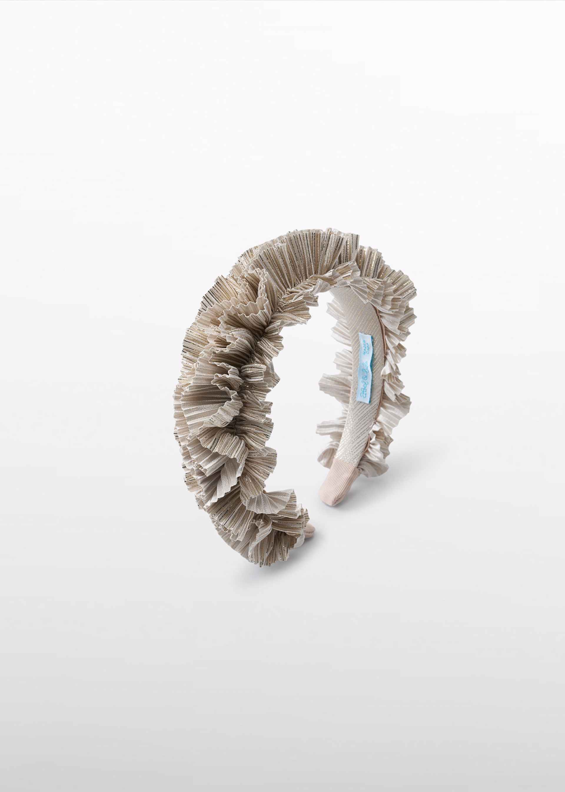 Diadema punto plisado niña