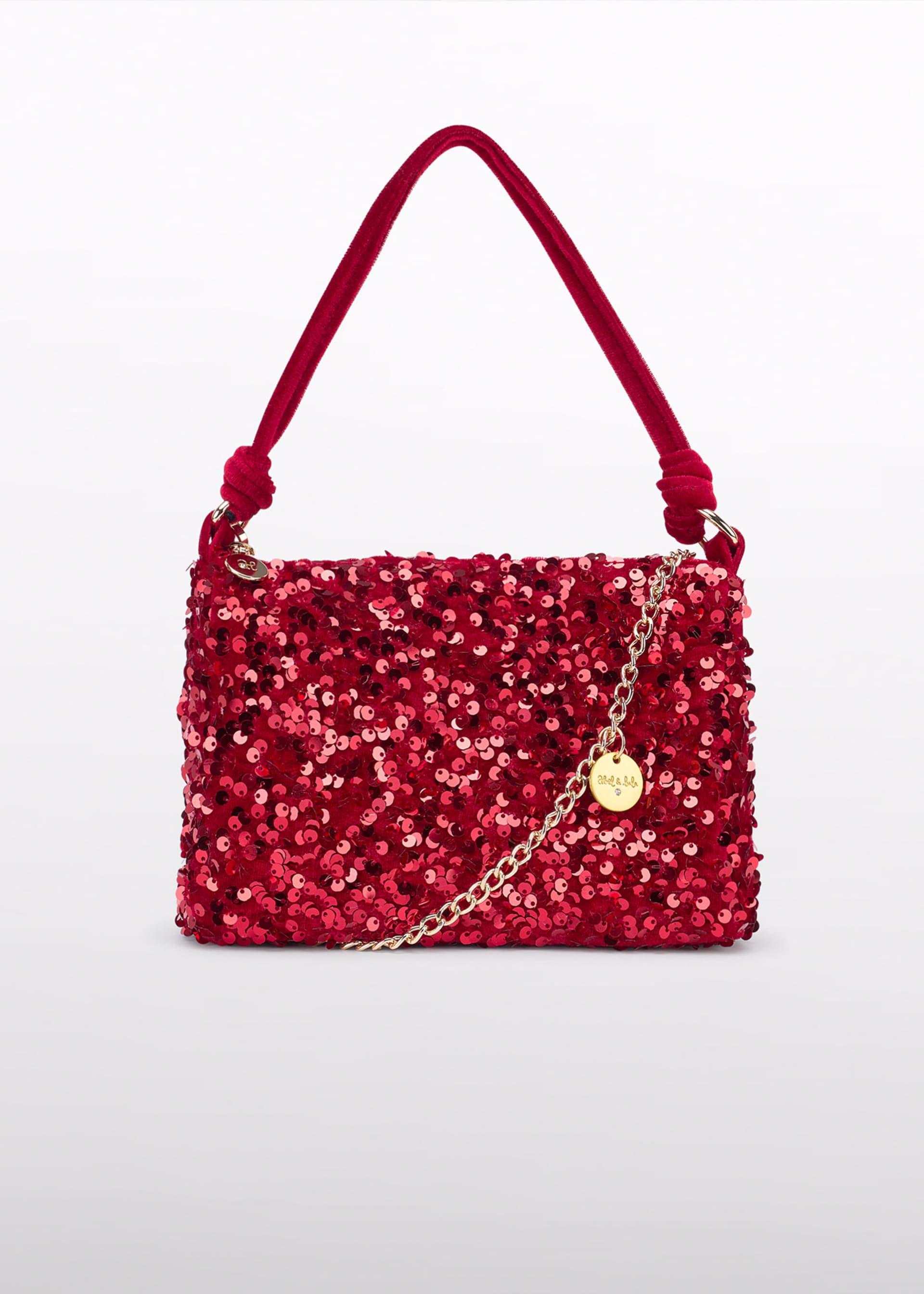 Borsa bambina con paillettes