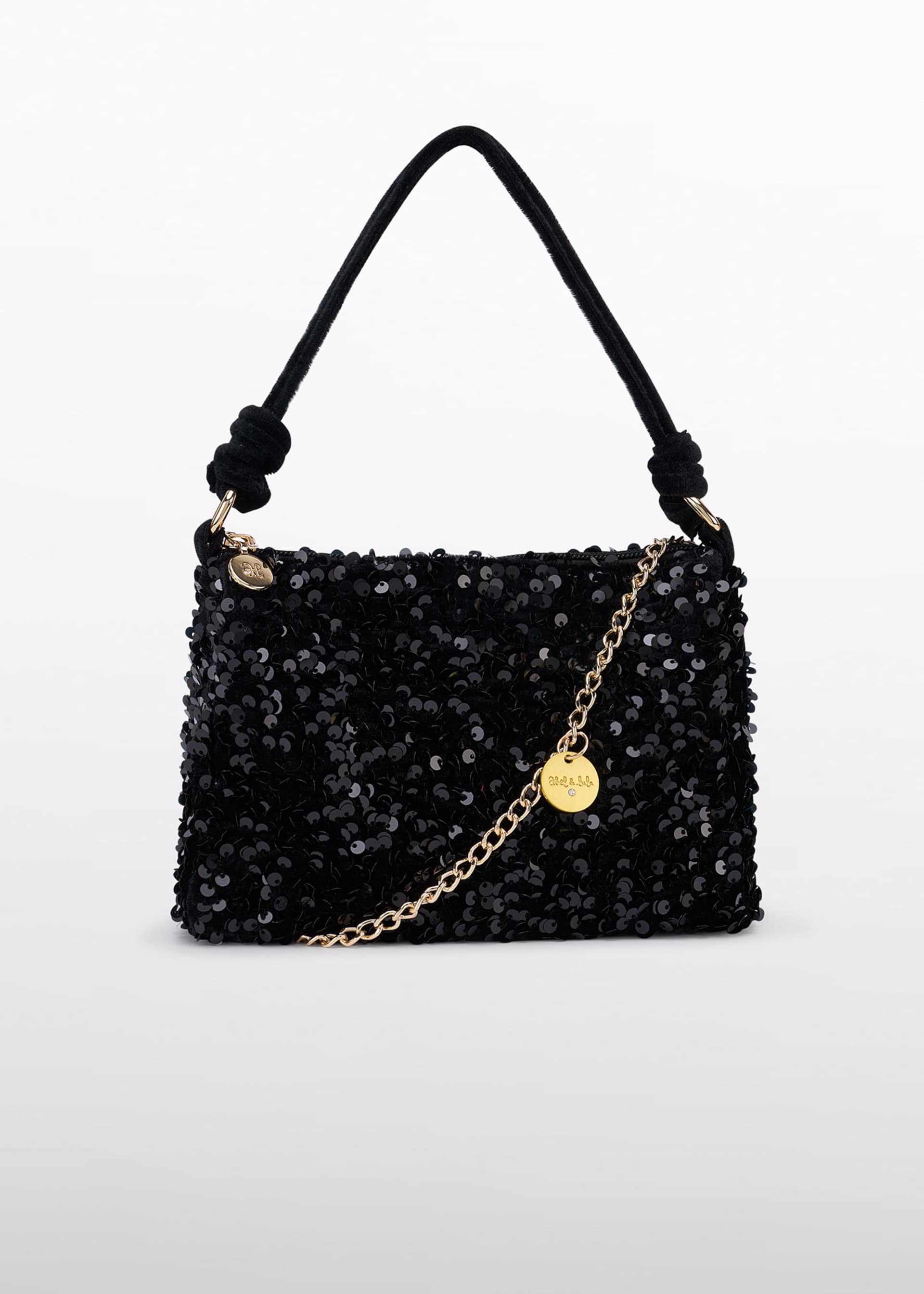 Borsa bambina con paillettes