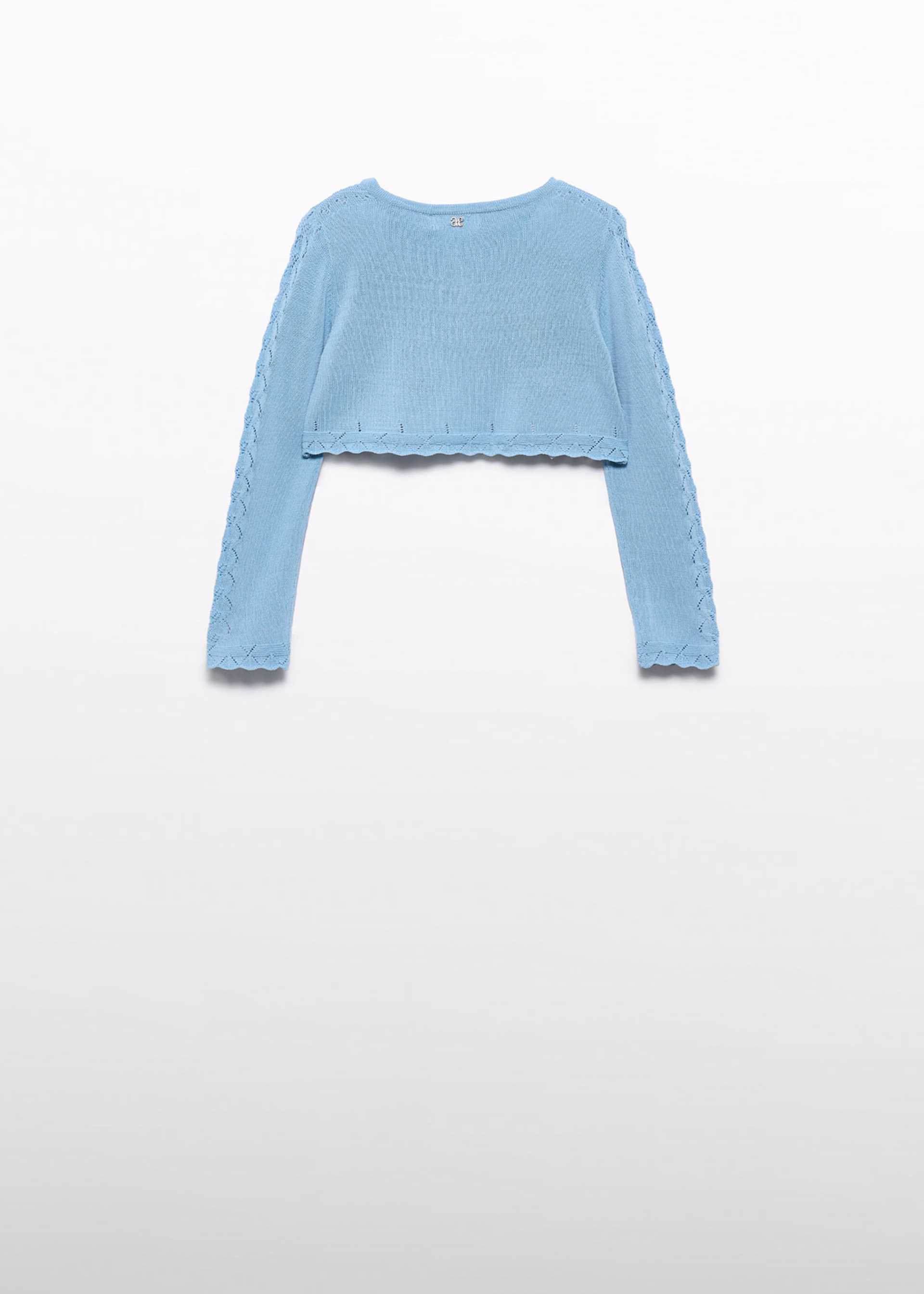 Girl Knit Crop Cardigan