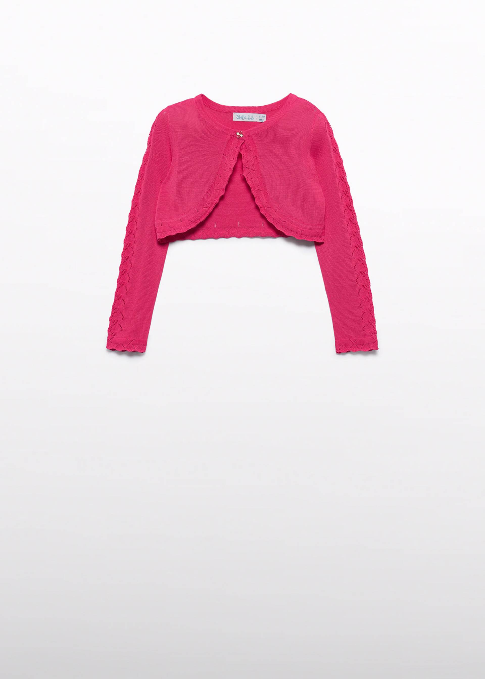 Girl Knit Crop Cardigan