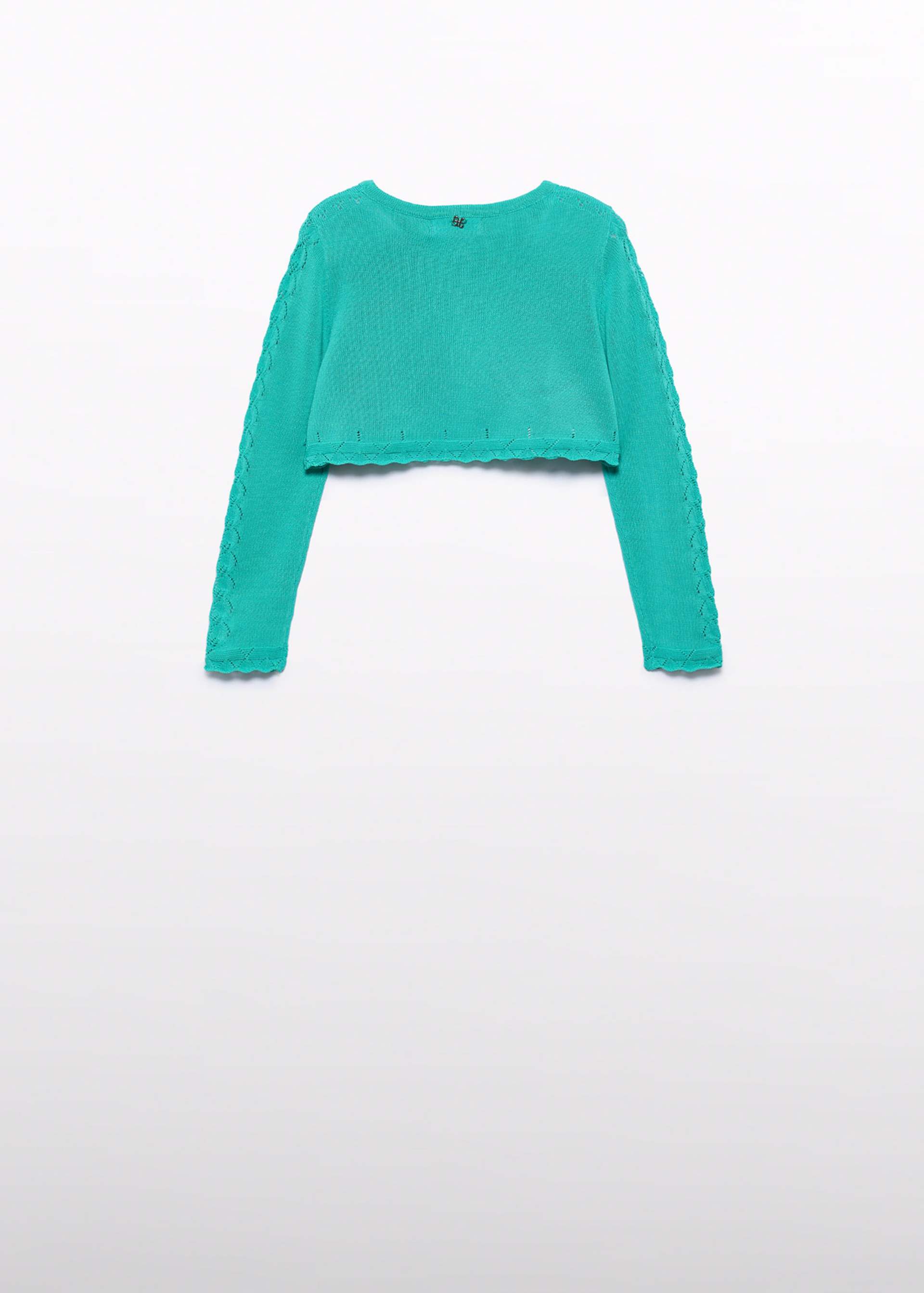 Girl Knit Crop Cardigan