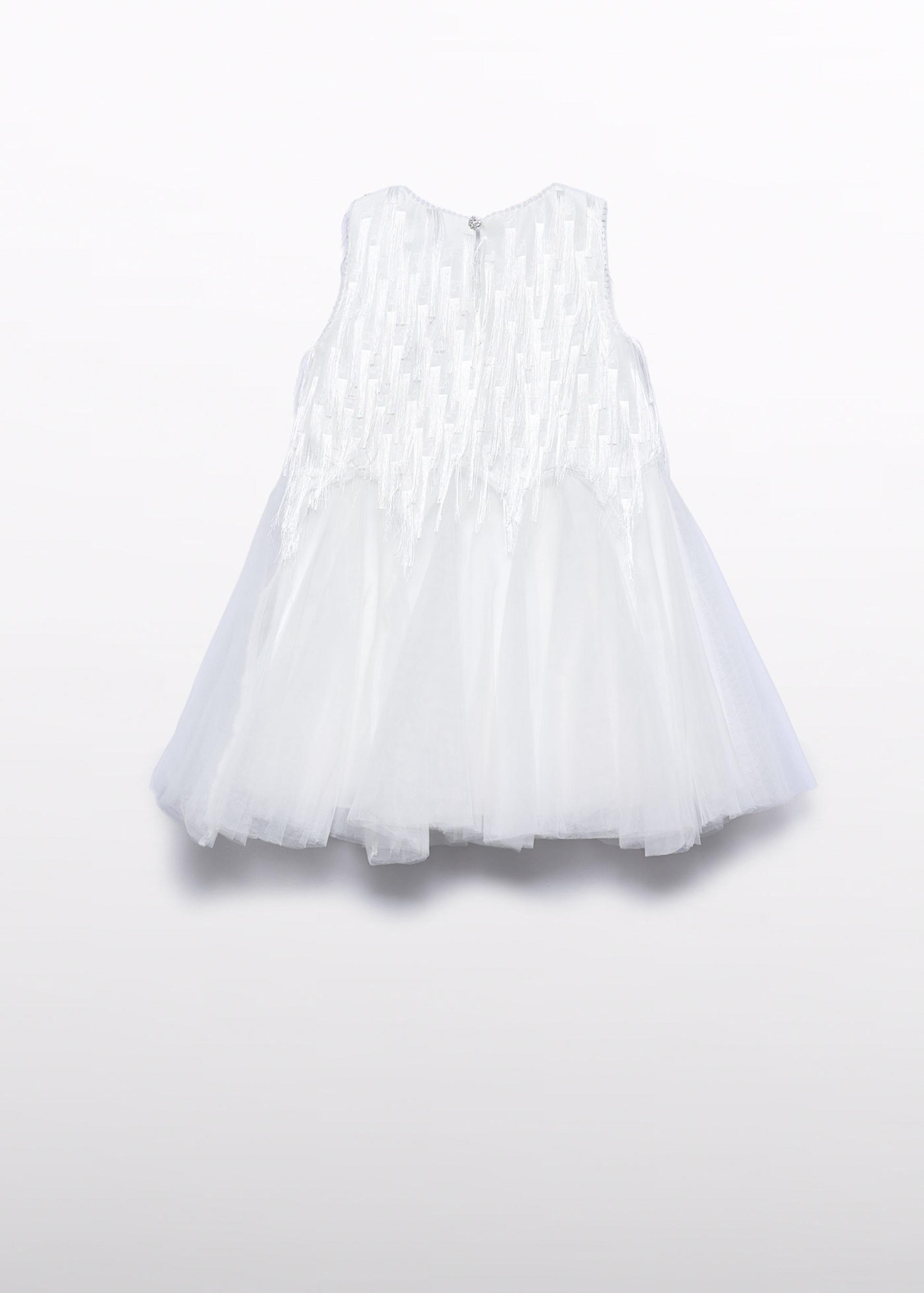 Vestido franjas fantasia bebé