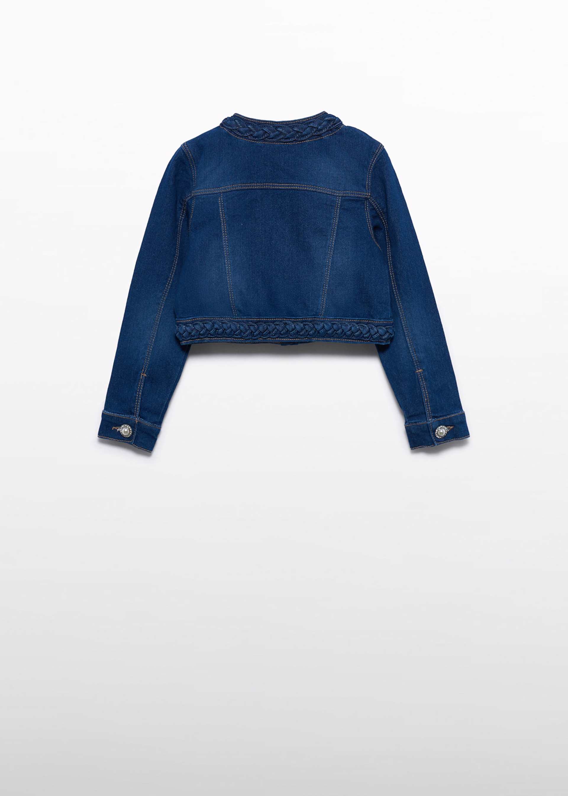 Girl Pearl Denim Jacket