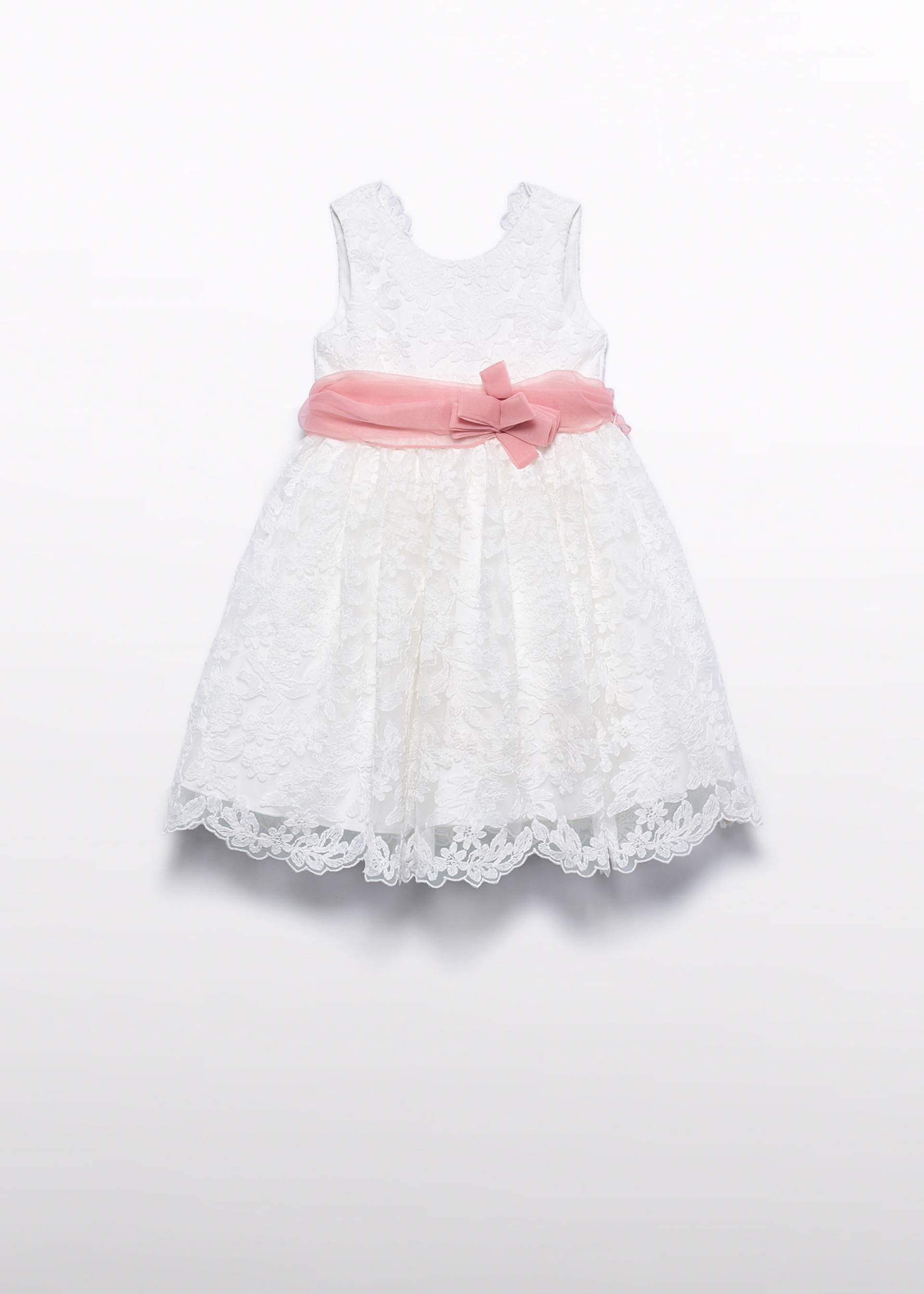 Robe en tulle brodé fille