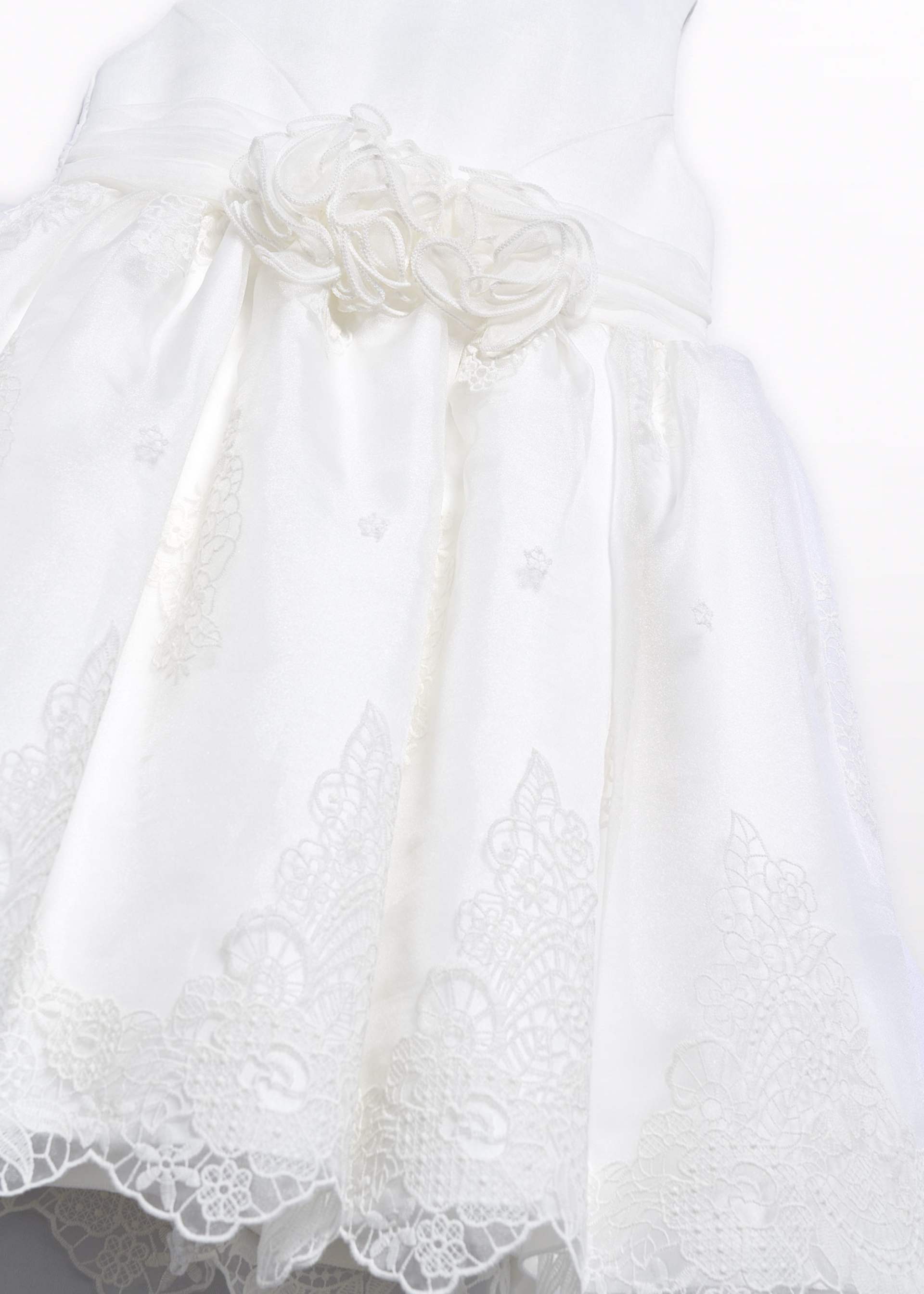 Abito organza ricamata bambina