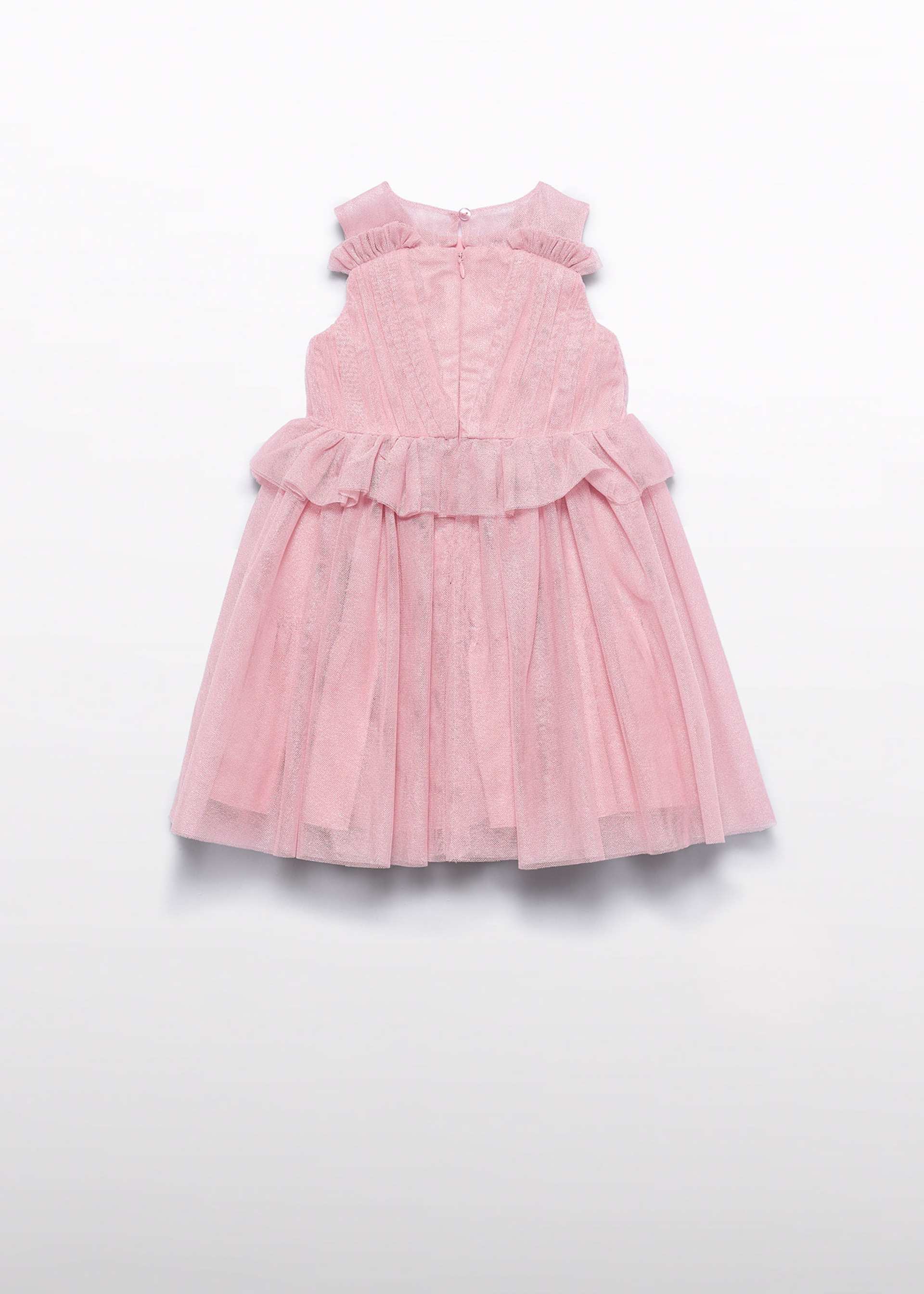 Vestido tule brilho menina