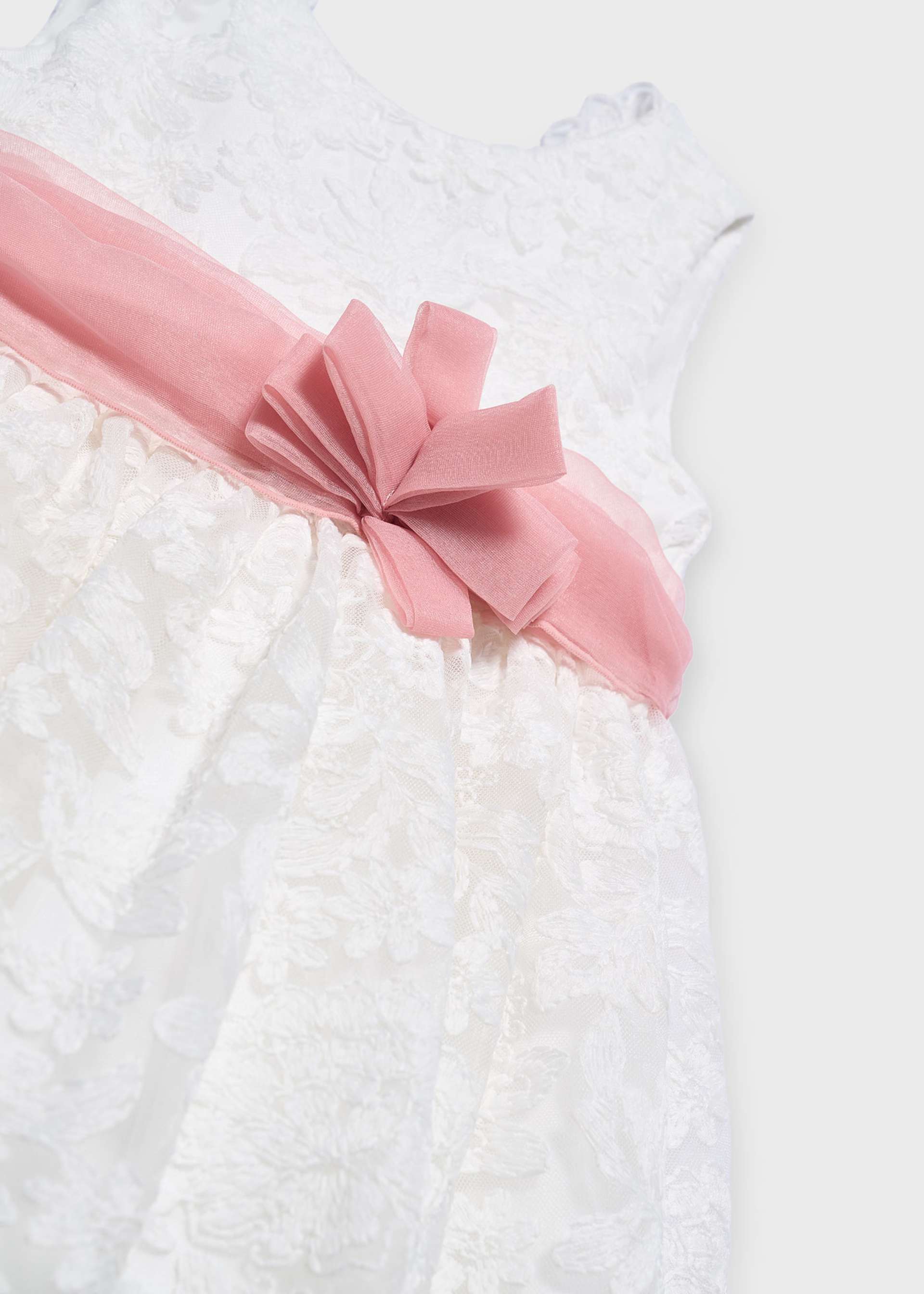 Abito tulle ricamato bambina