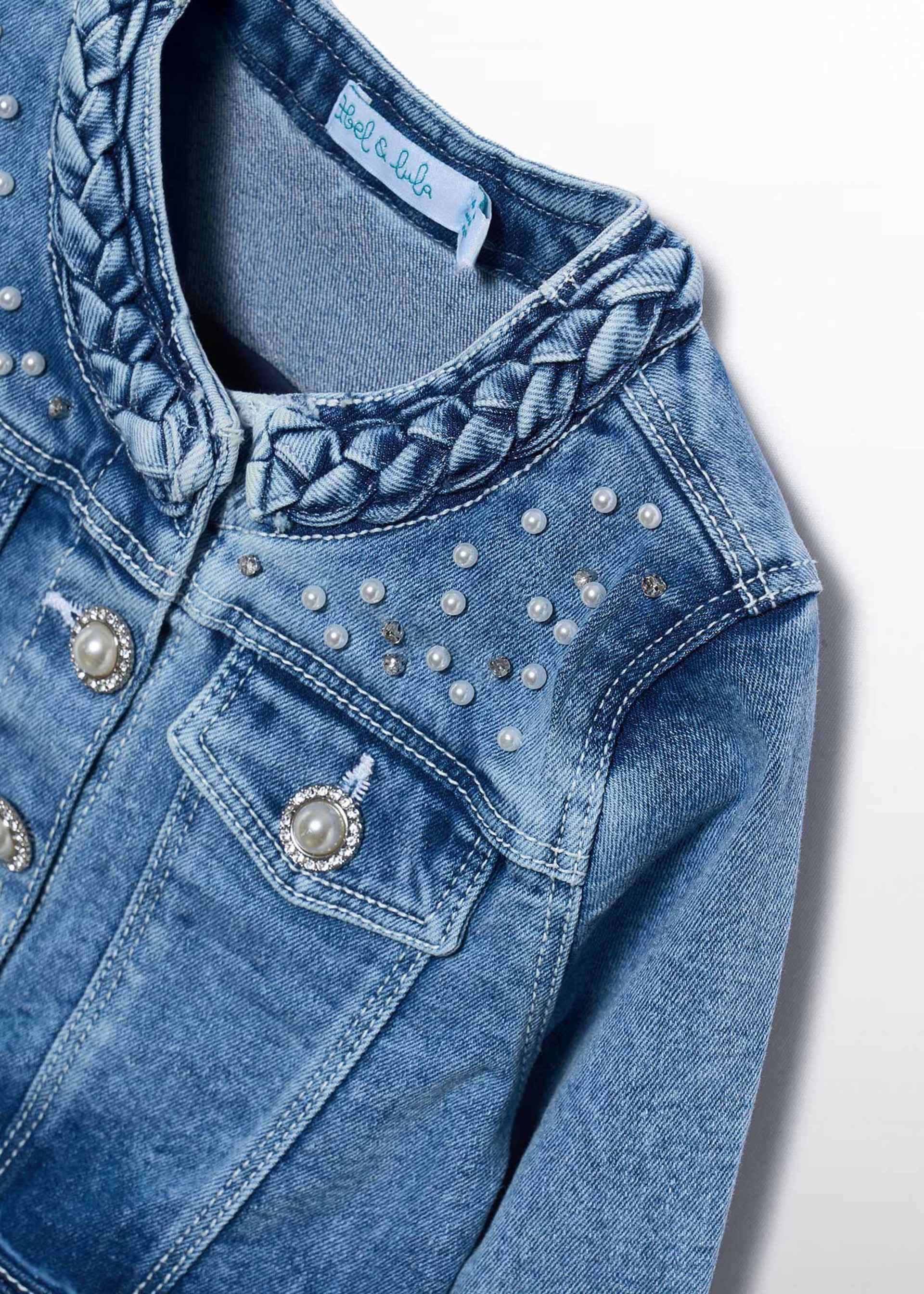Jacheta denim fetita