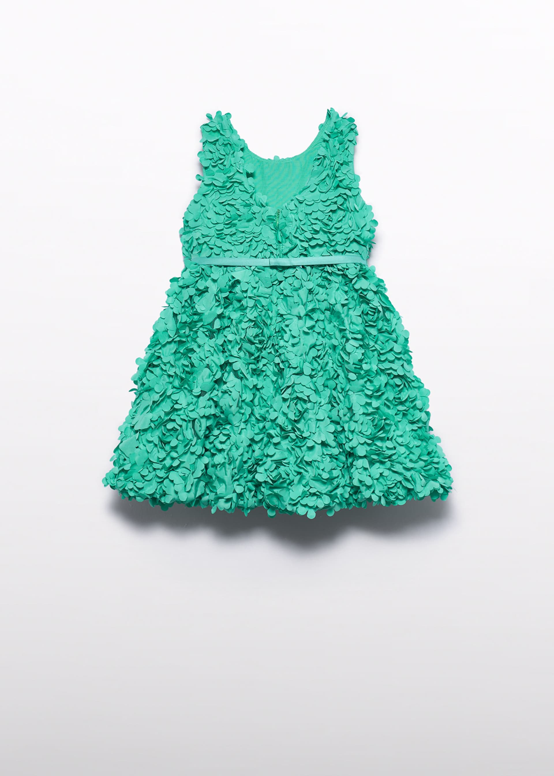 Rochie bufanta cu flori 3D