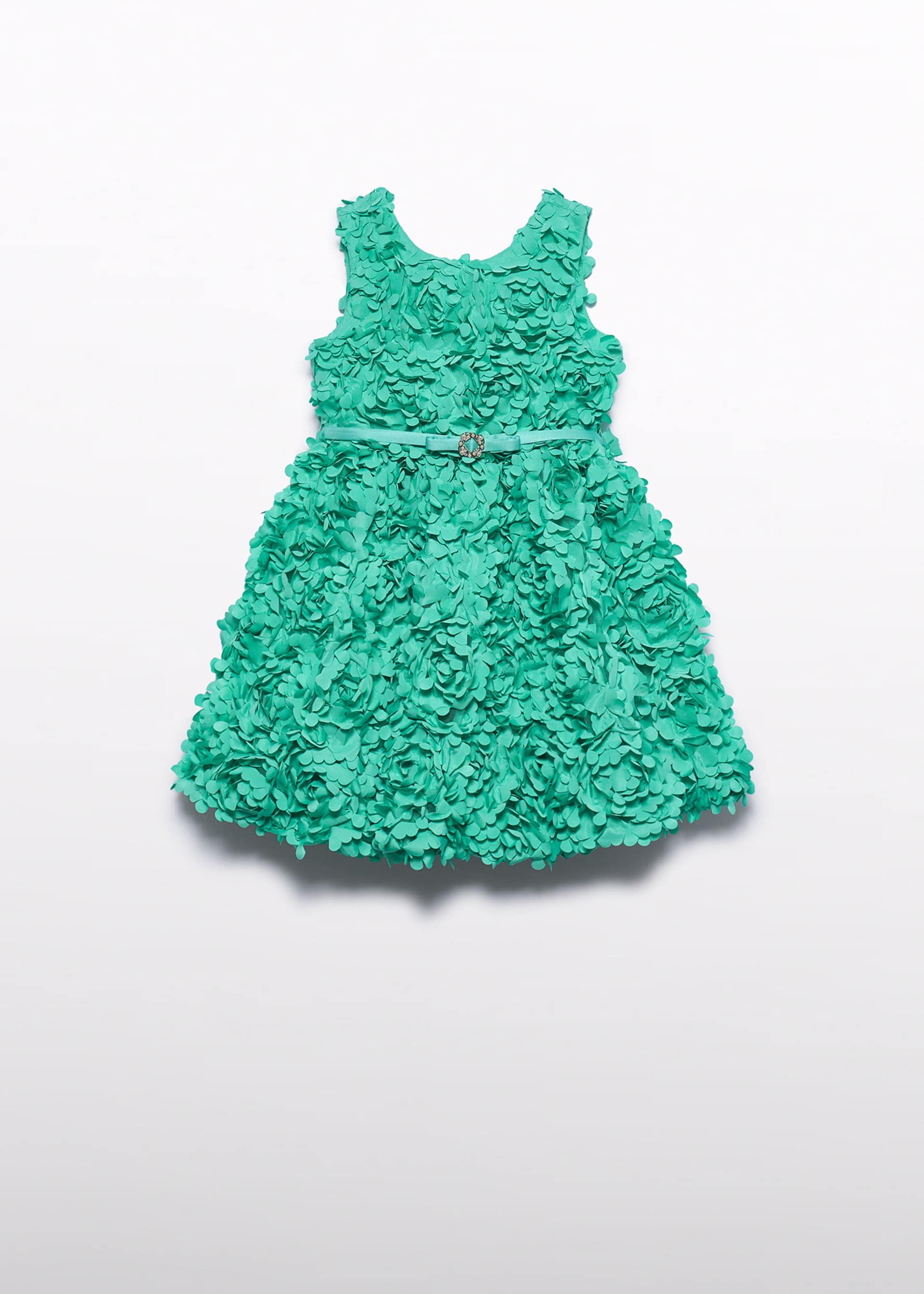 Abito a palloncino fiori 3d bambina