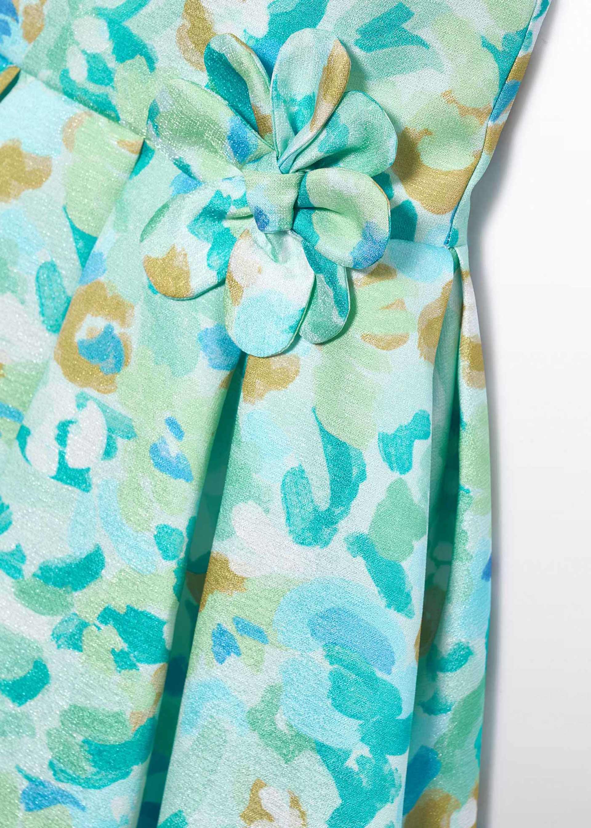 Vestido estampado floral niña