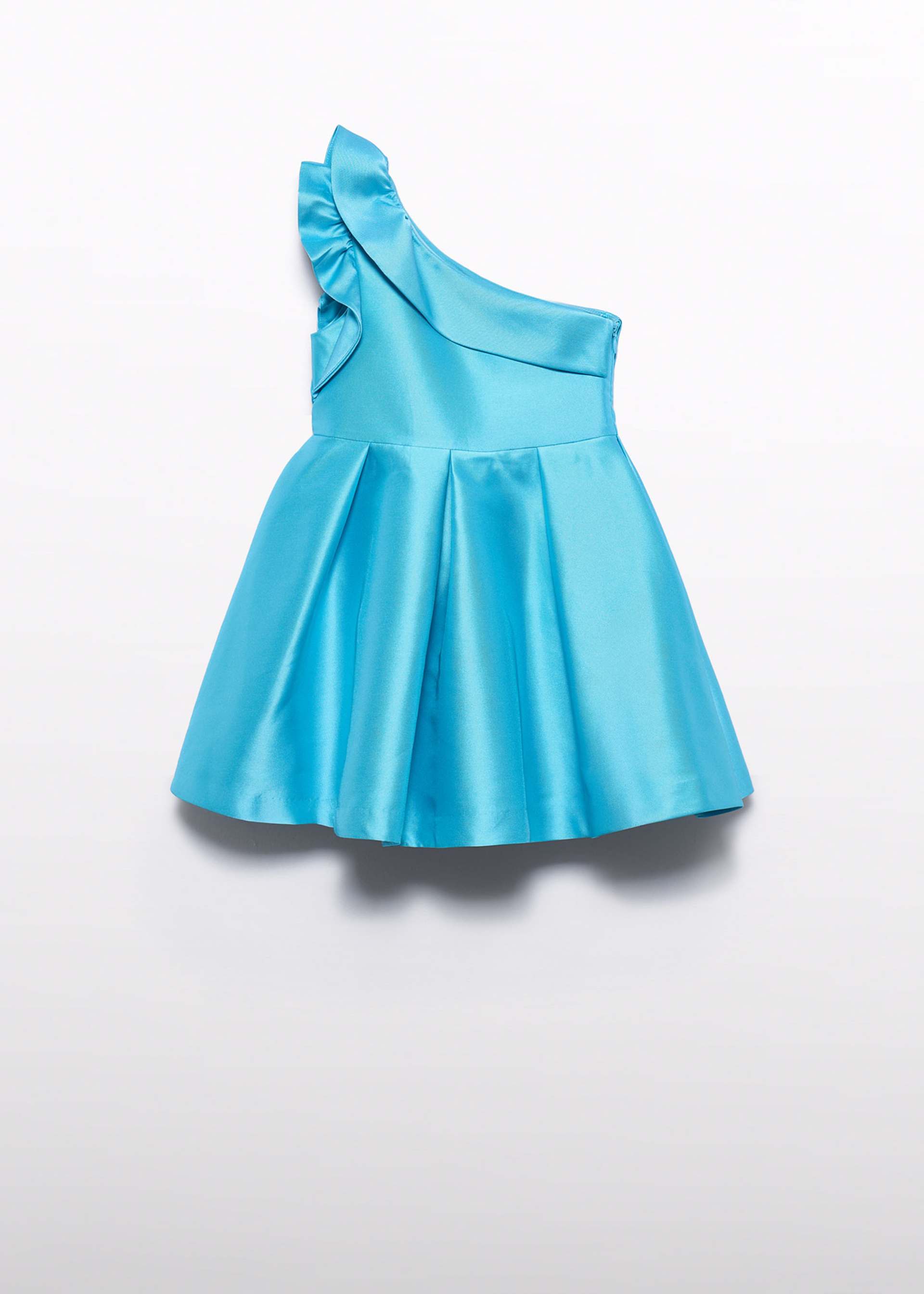 Vestido mikado asimétrico niña