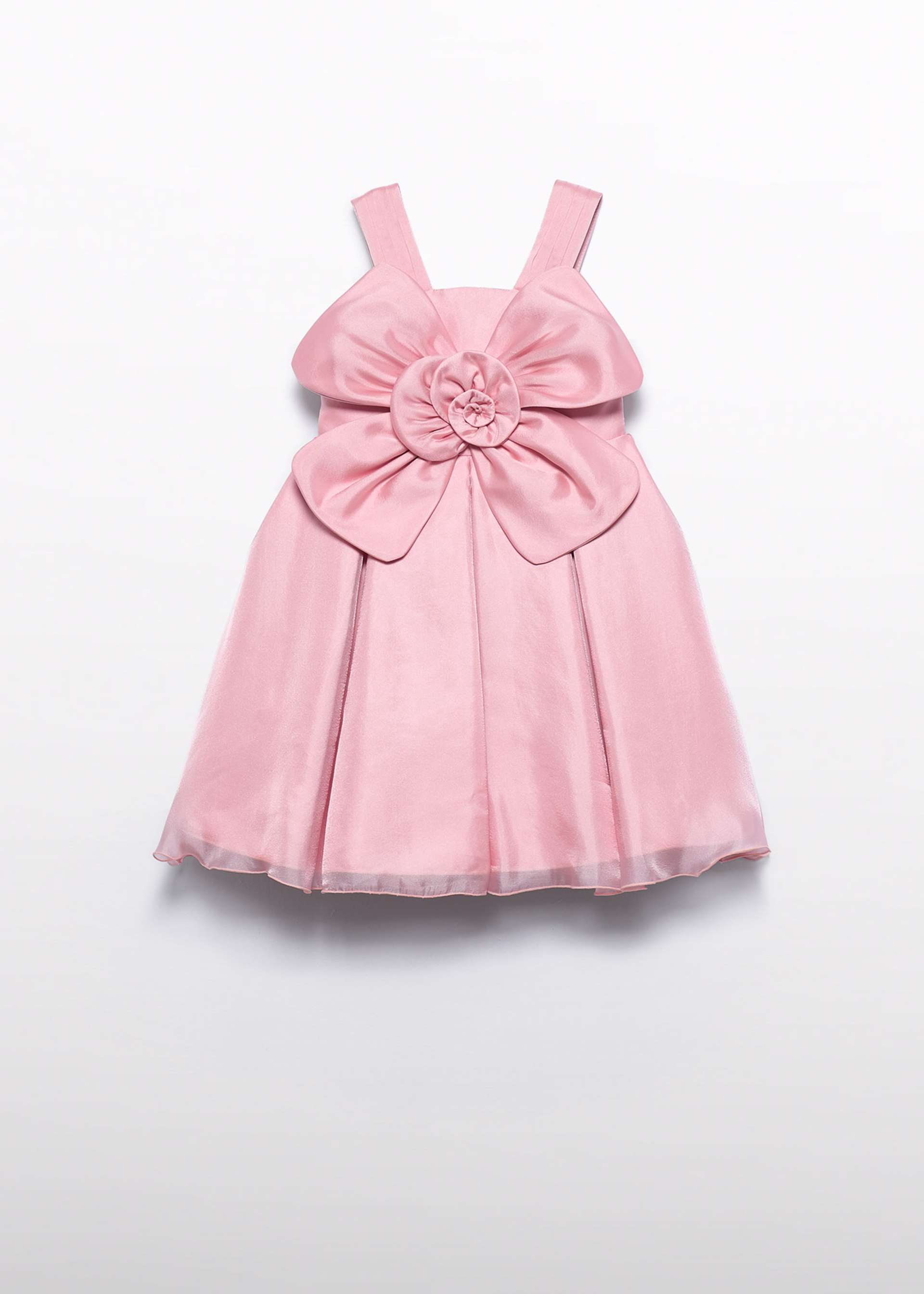 Abito fiore organza bambina