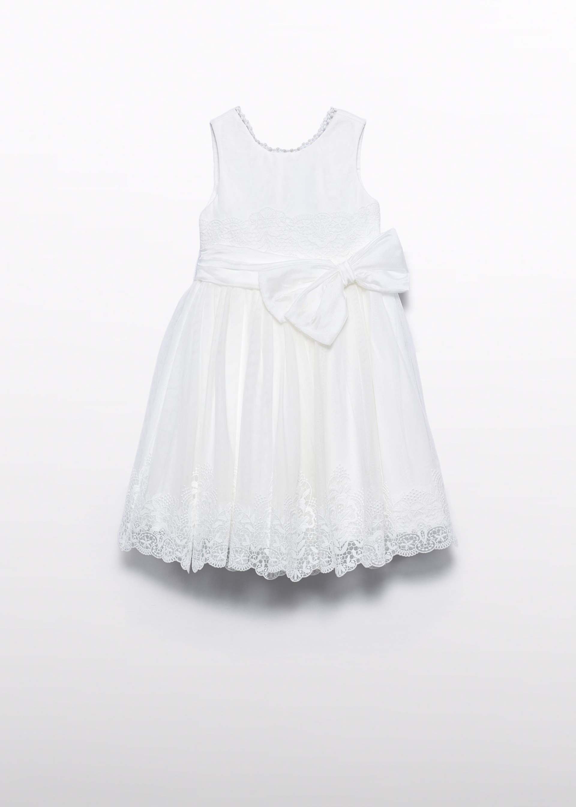 Girl Embroidered Tulle Dress