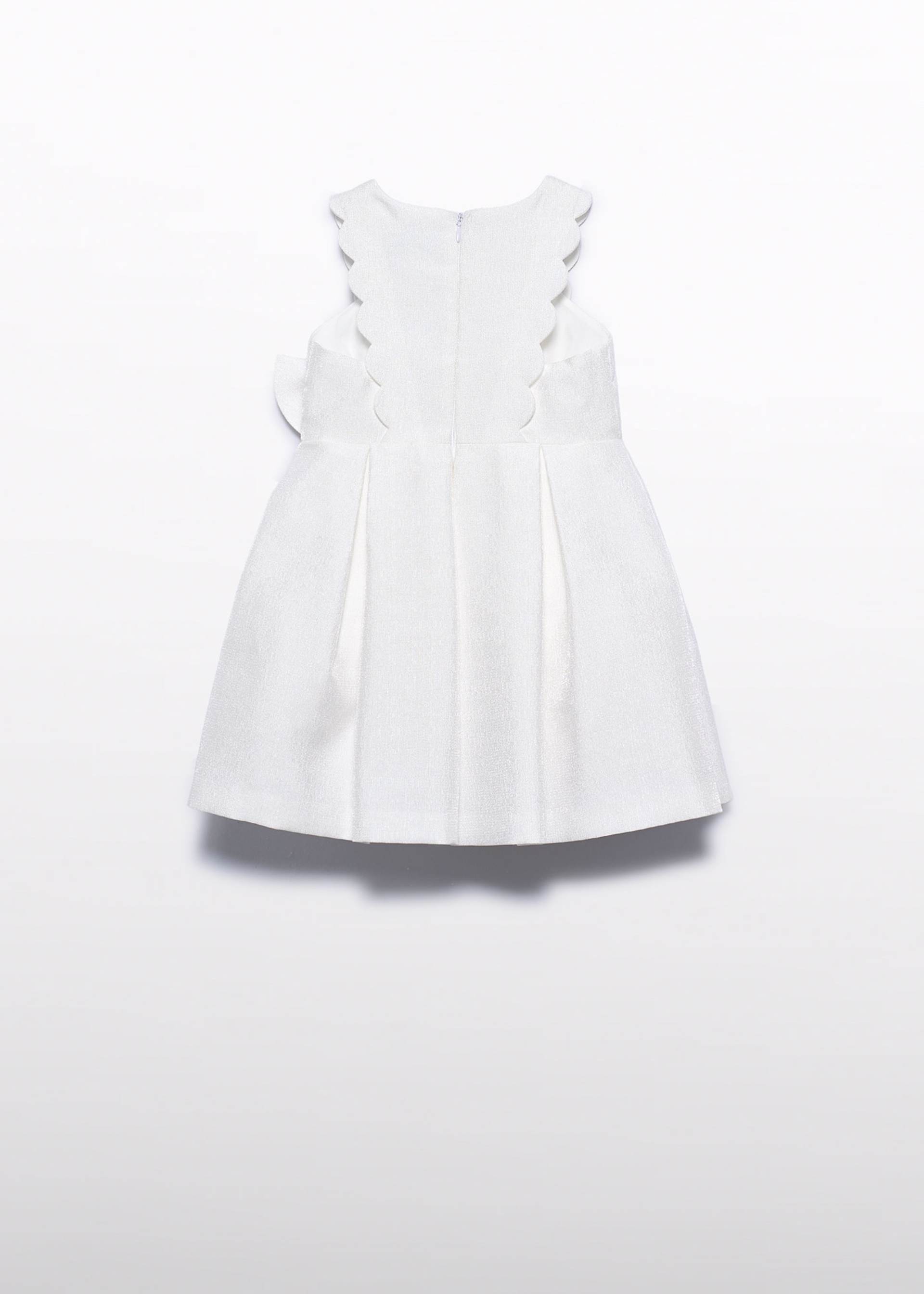 Girls' glitter wave dress