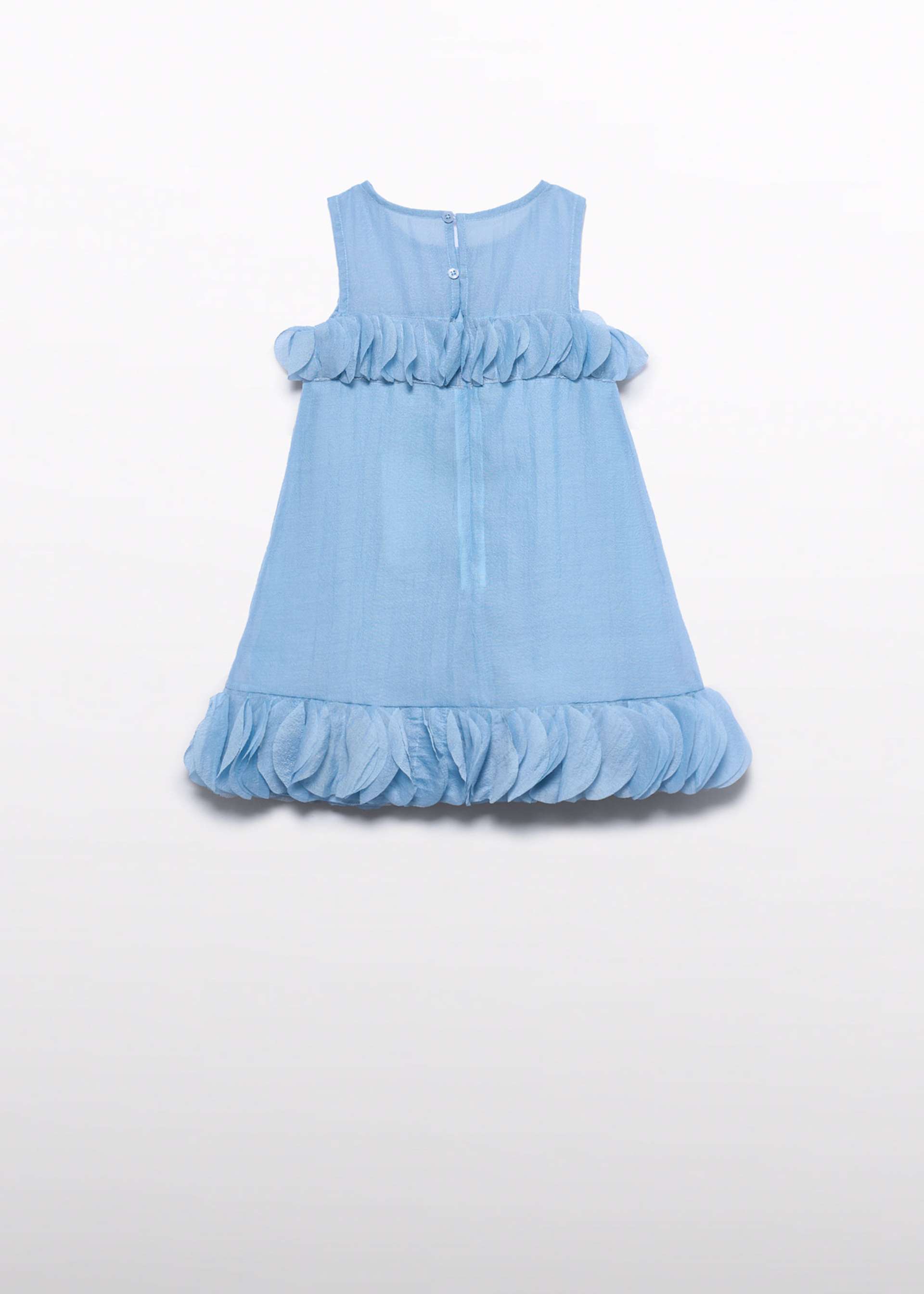 Robe en organza froissé fille