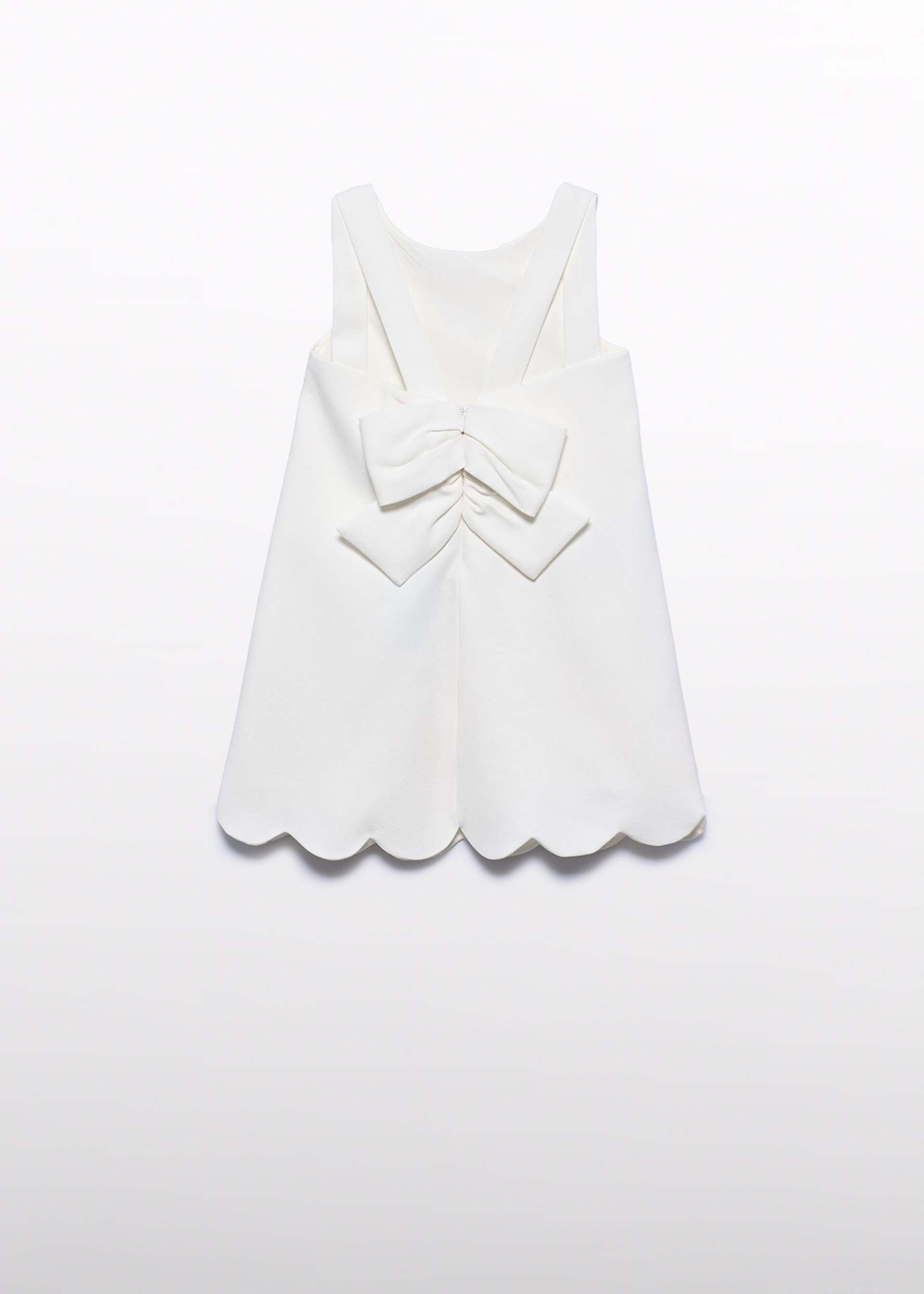 3D floral crepe dress for girls