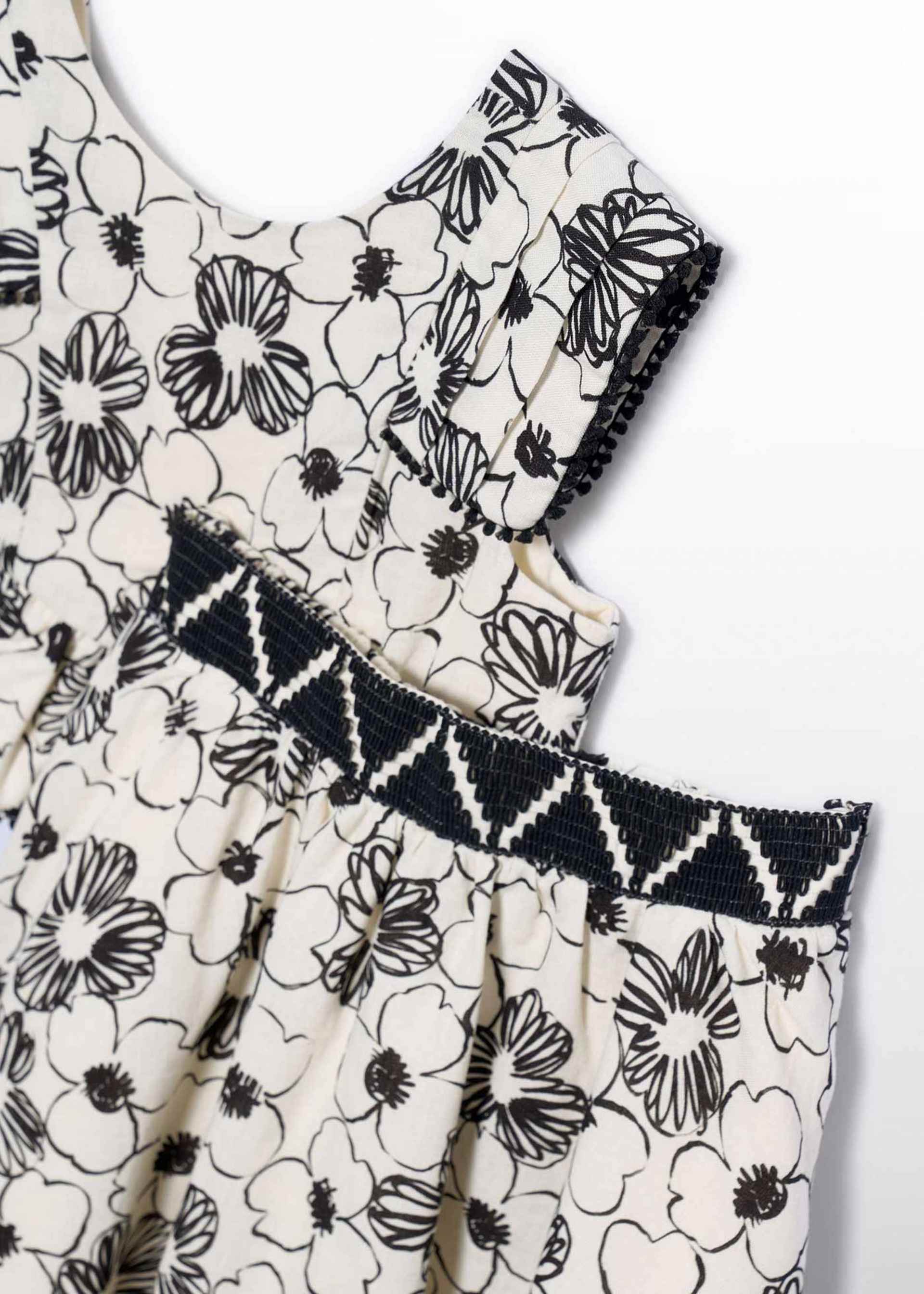 Conjunto falda midi estampada niña