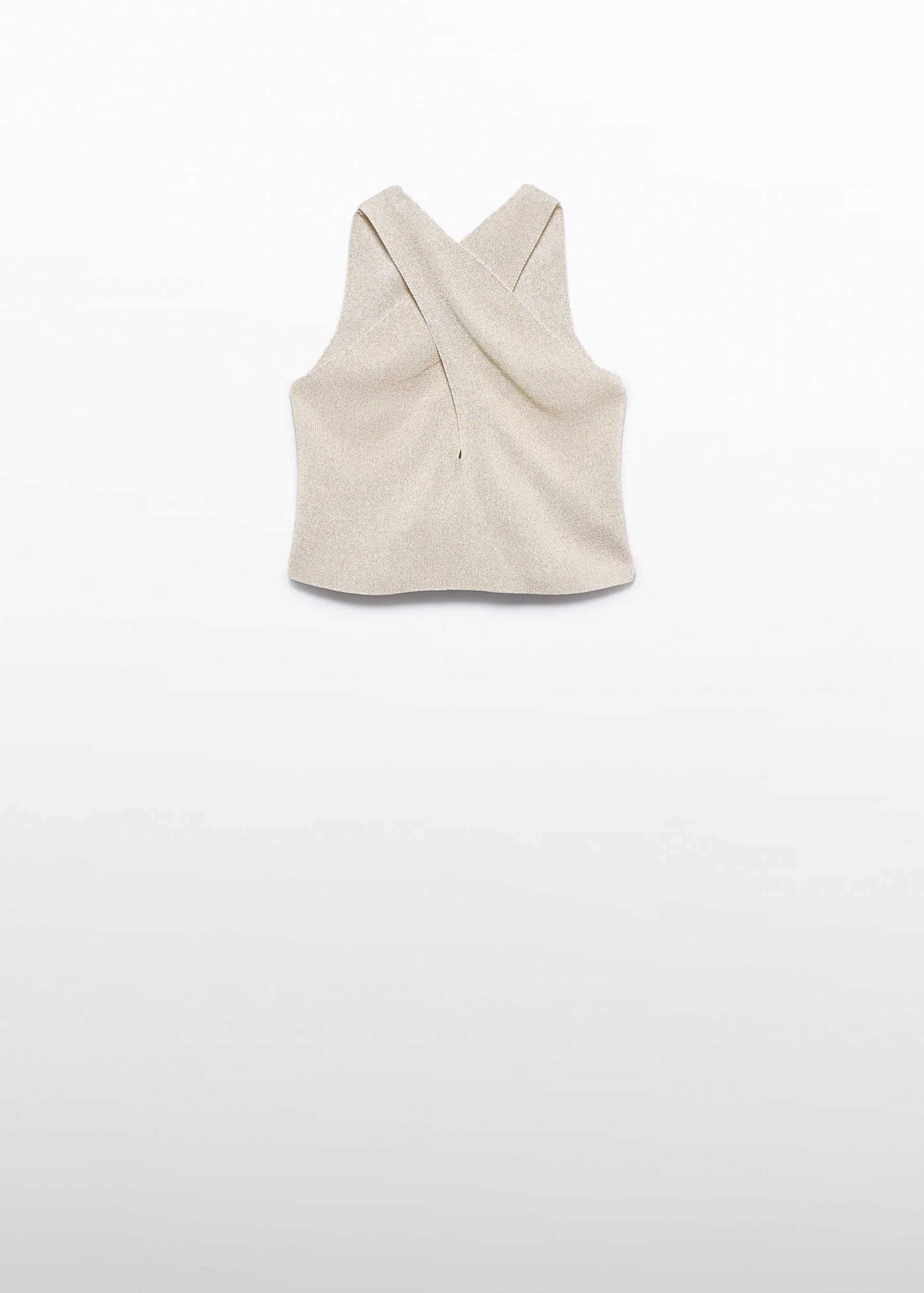 Top tricot brillo niña